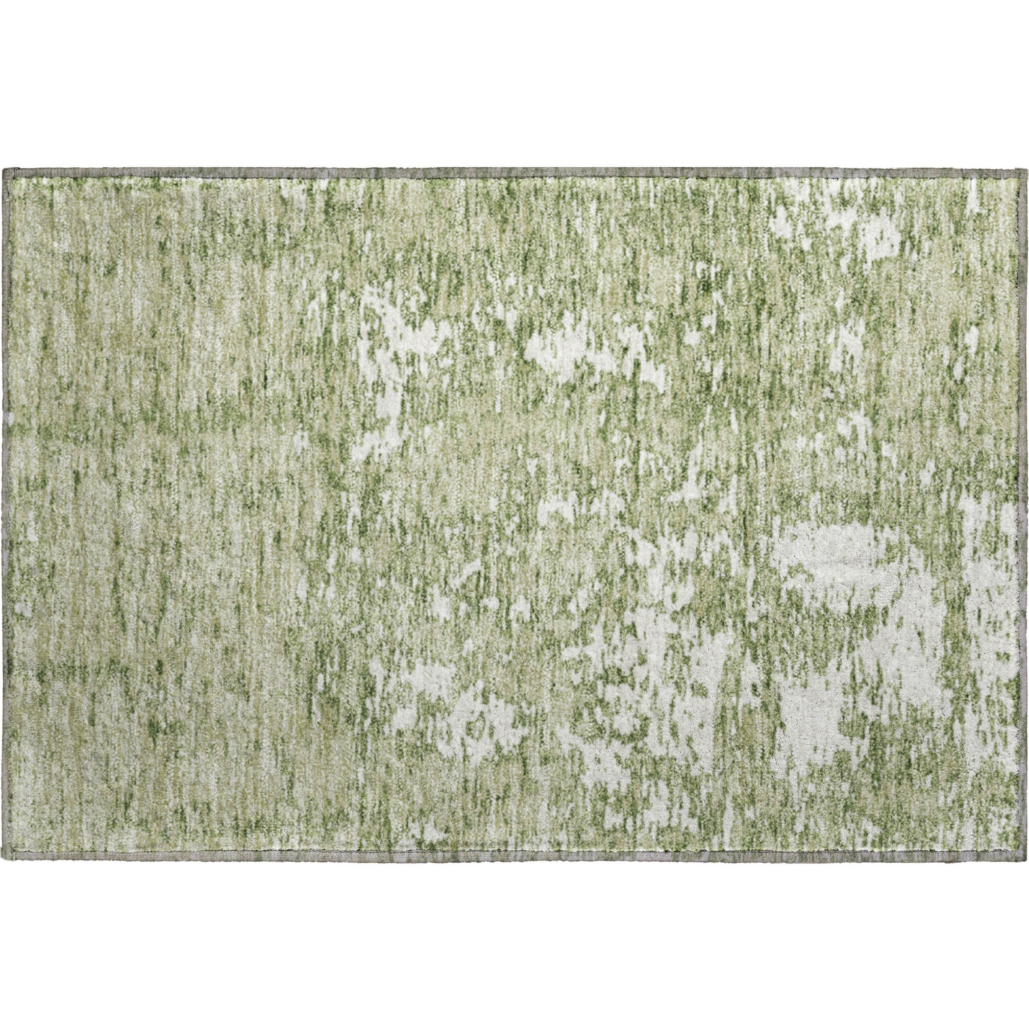 Ghent Machine Washable Transitional Aloe Green Rug 1'8" x 2'6" #shape_Rectangle