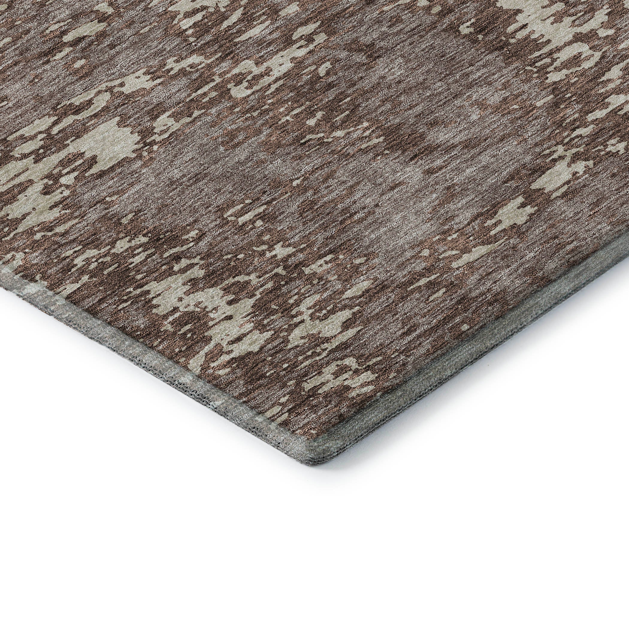 Ghent Machine Washable Transitional Brown Rug 1'8" x 2'6" #shape_Rectangle