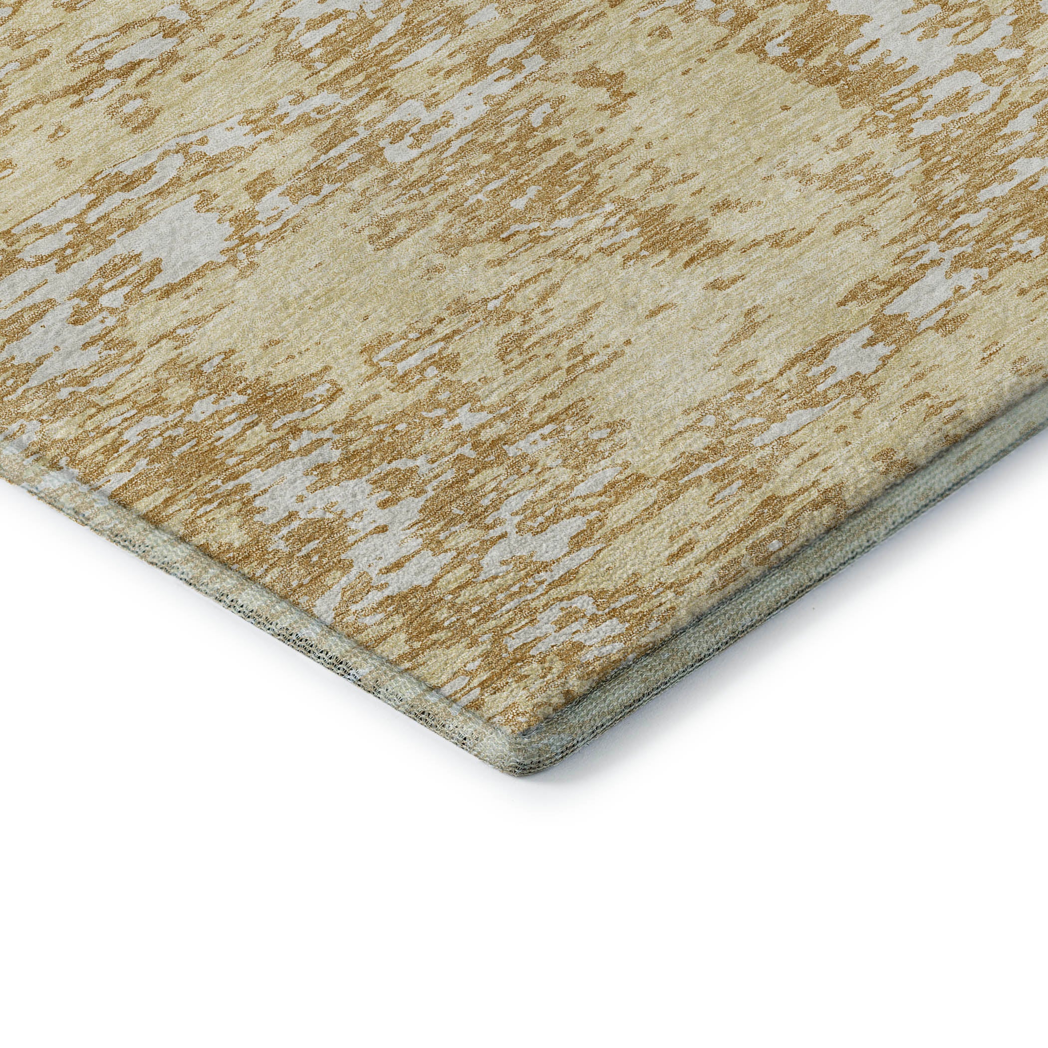 Ghent Machine Washable Transitional Gold Rug 1'8" x 2'6" #shape_Rectangle