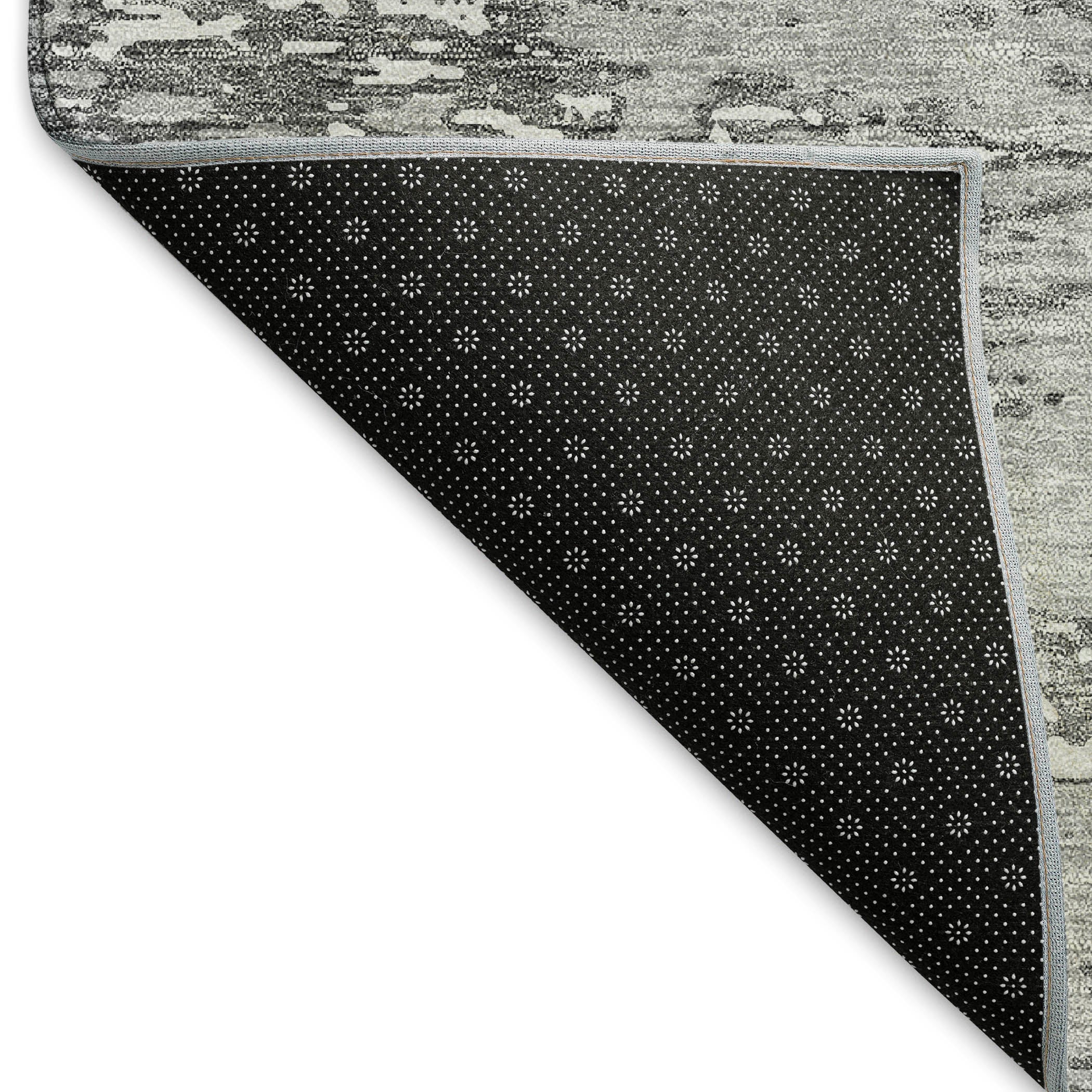Ghent Machine Washable Transitional Gray Rug 1'8" x 2'6" #shape_Rectangle