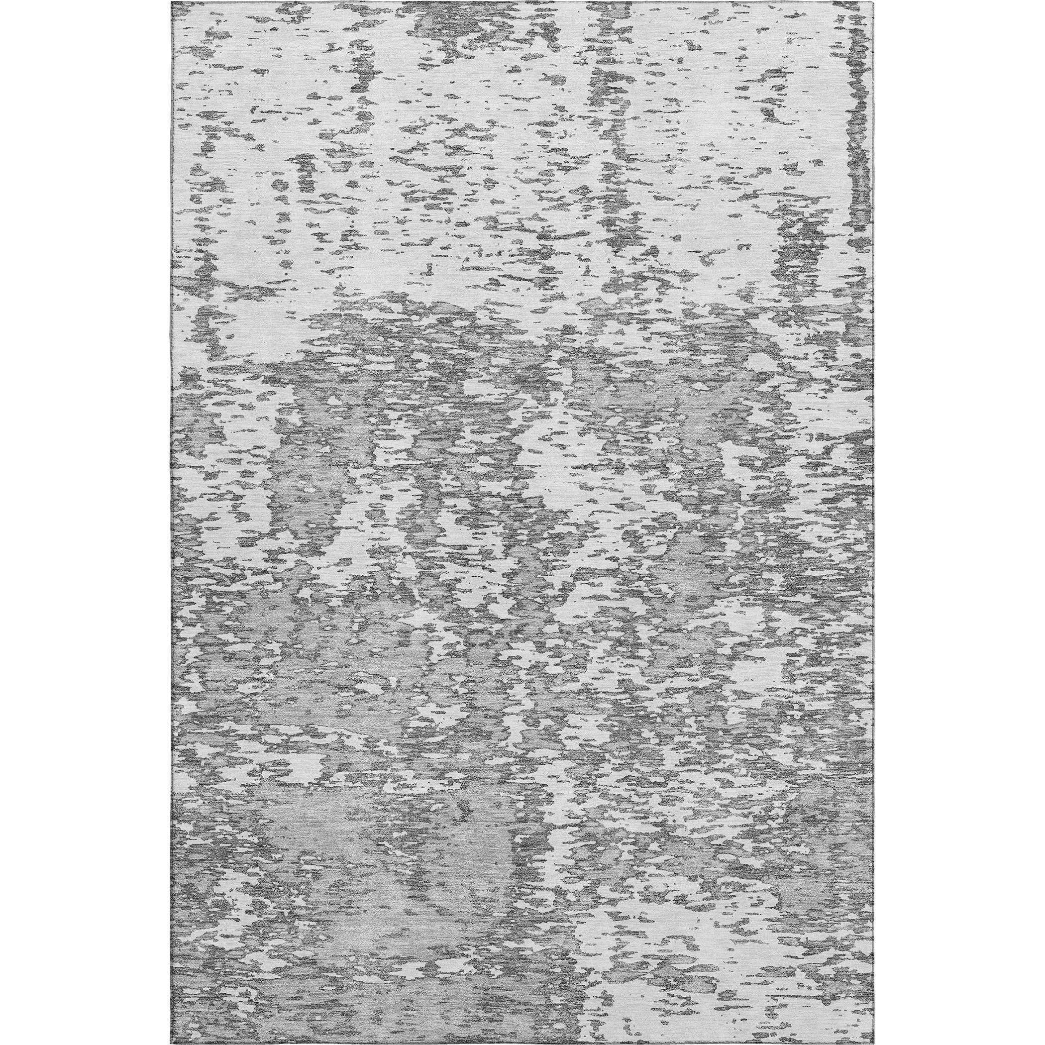 Ghent Machine Washable Transitional Gray Rug 2'6" x 3'10" #shape_Rectangle
