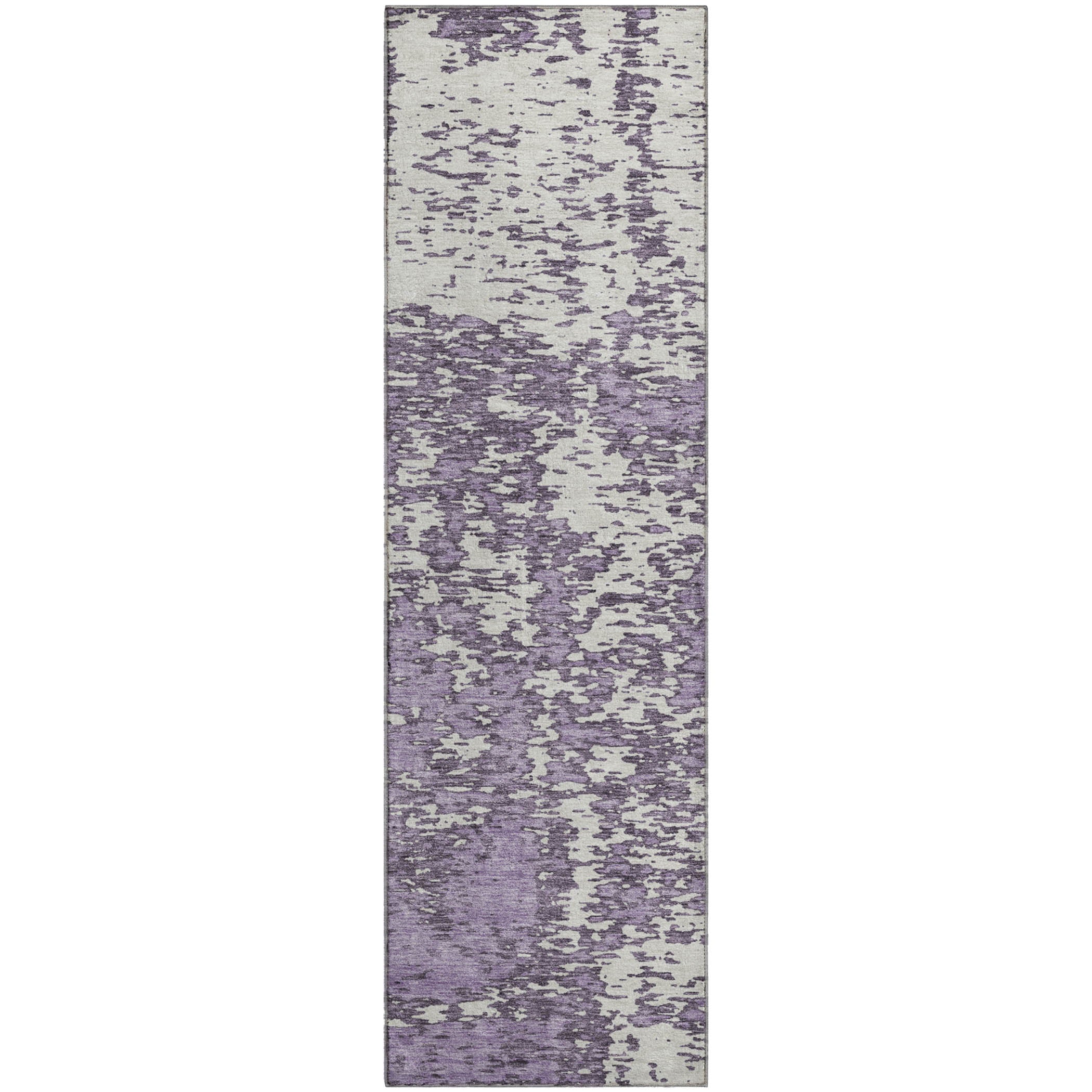 Ghent Machine Washable Transitional Lavender Purple Rug 2'3" x 7'6" #shape_Runner