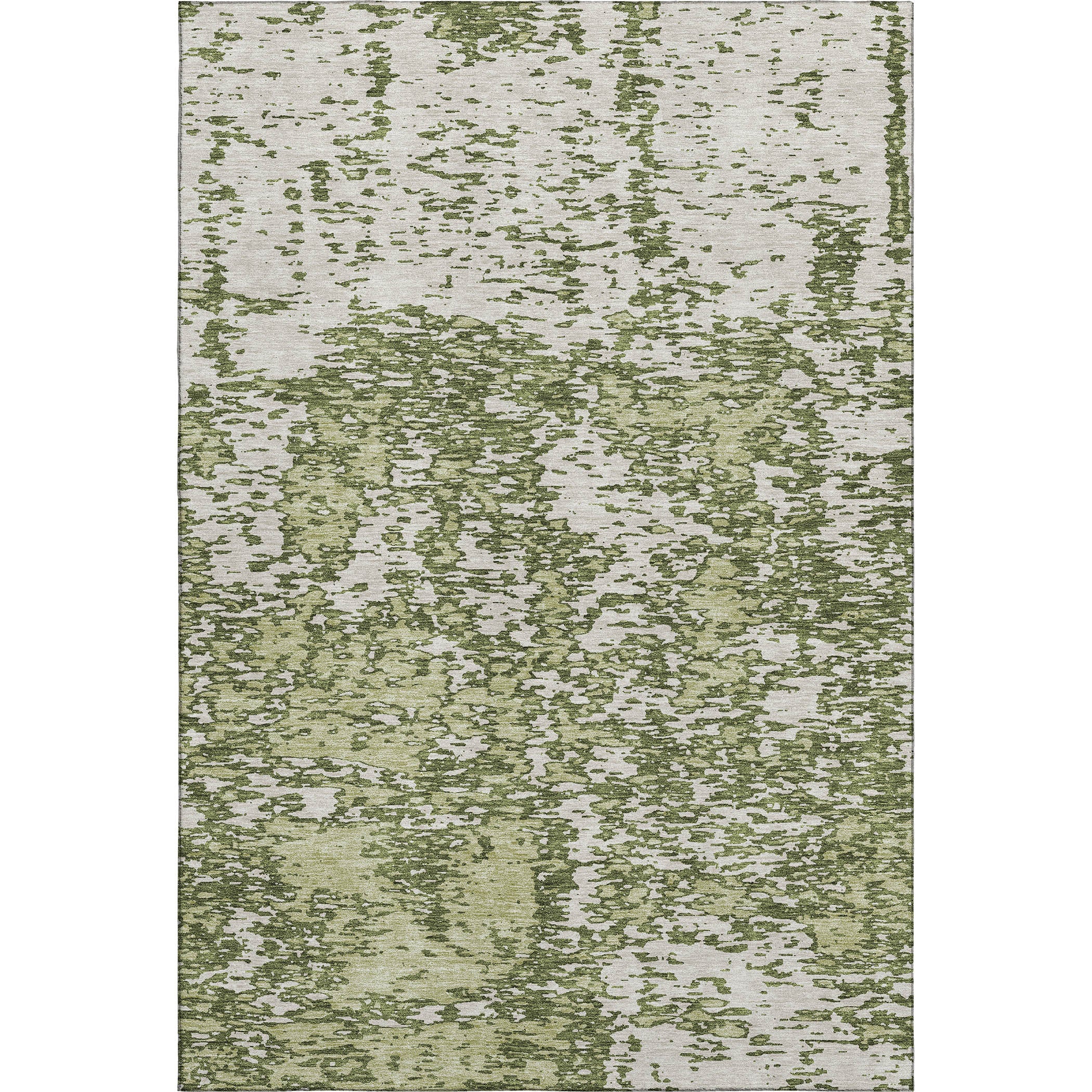 Ghent Machine Washable Transitional Olive Green Rug 2'6" x 3'10" #shape_Rectangle