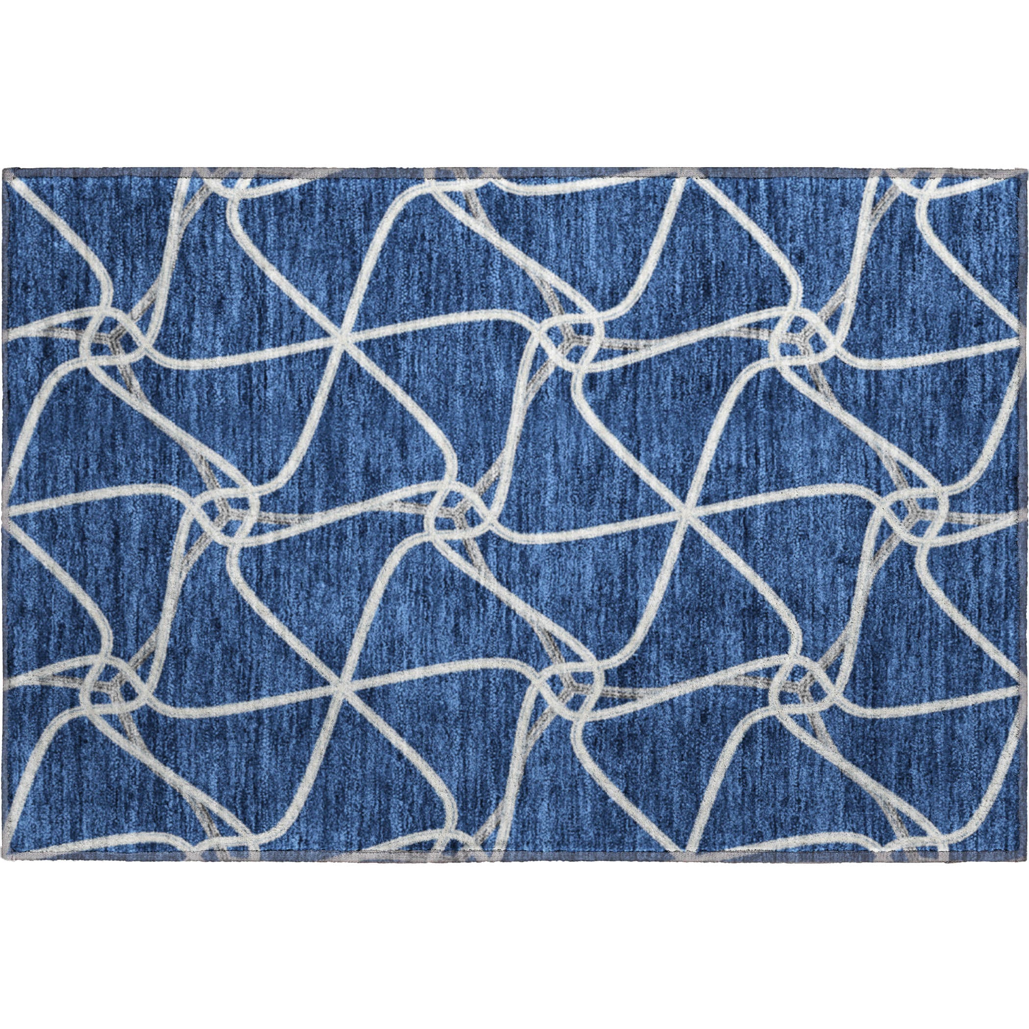 Jaipur Machine Washable Transitional Blue Rug 1'8" x 2'6" #shape_Rectangle