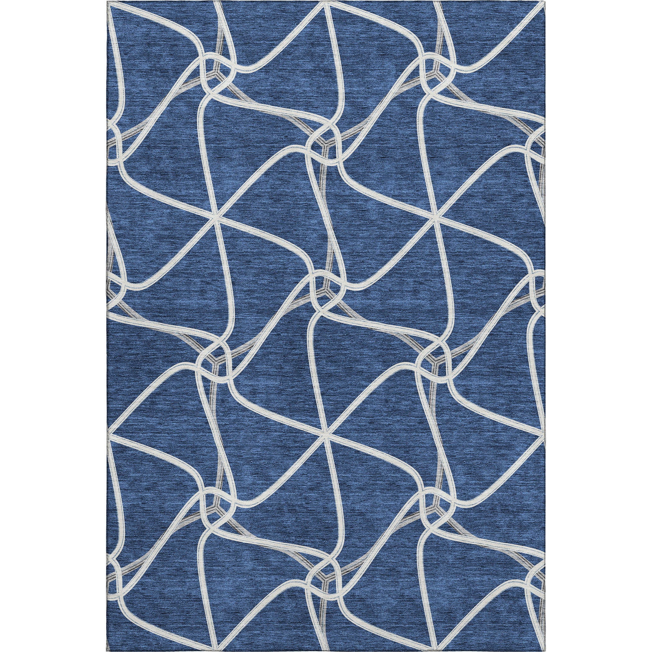 Jaipur Machine Washable Transitional Blue Rug 2'6" x 3'10" #shape_Rectangle