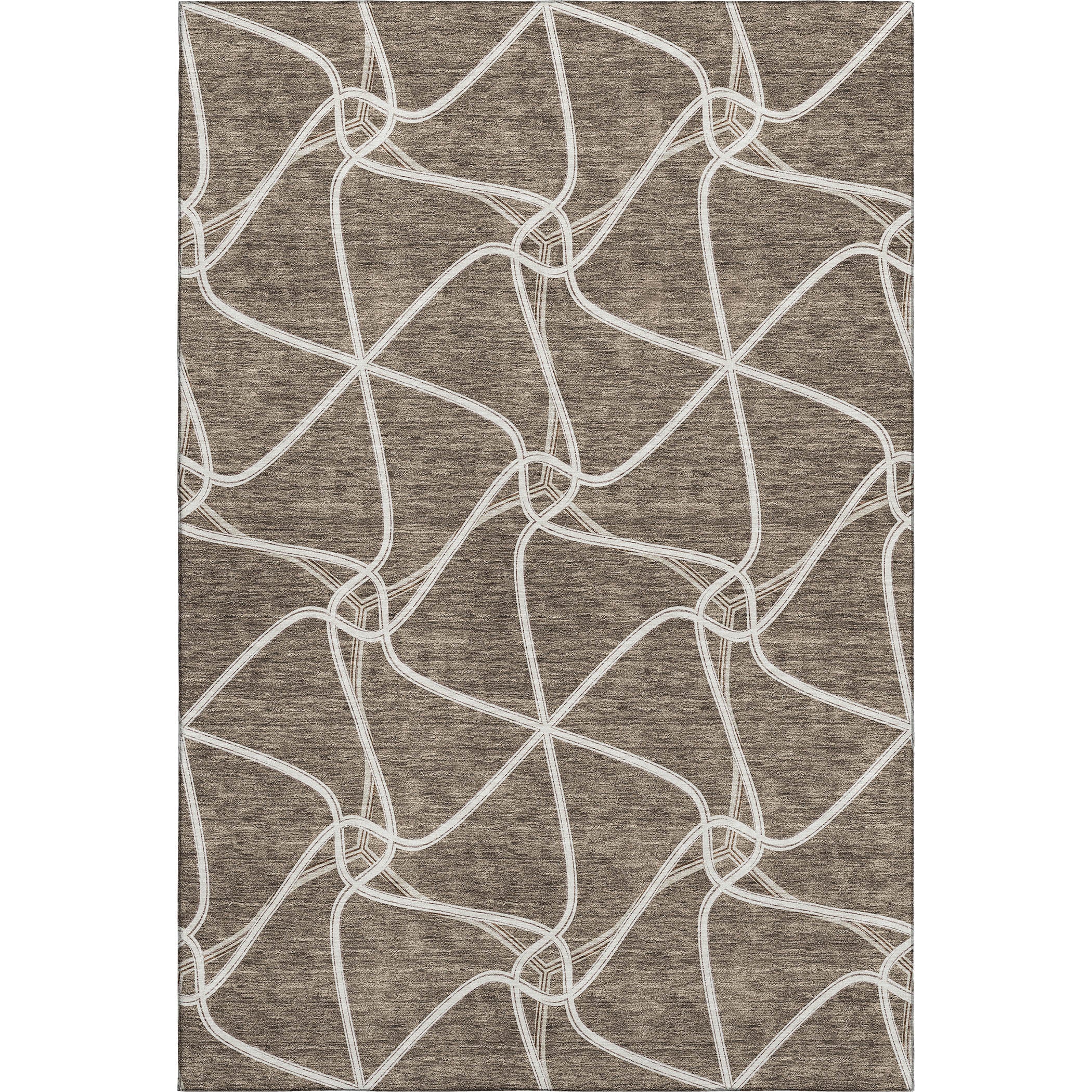 Jaipur Machine Washable Transitional Brown Rug 2'6" x 3'10" #shape_Rectangle