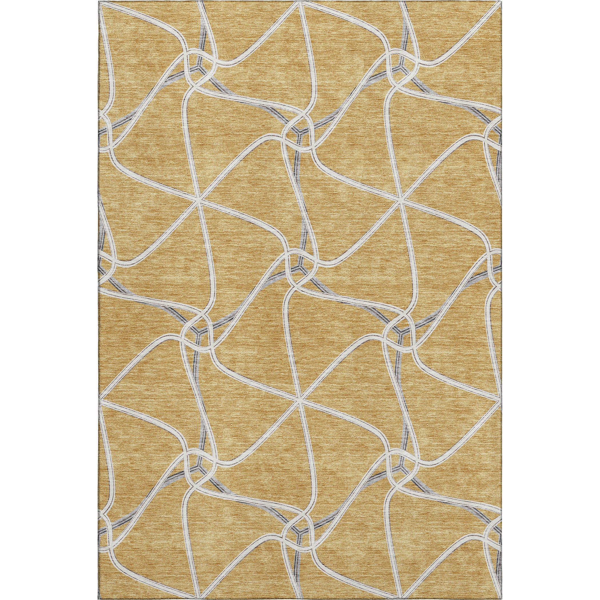 Jaipur Machine Washable Transitional Gold Rug 2'6" x 3'10" #shape_Rectangle