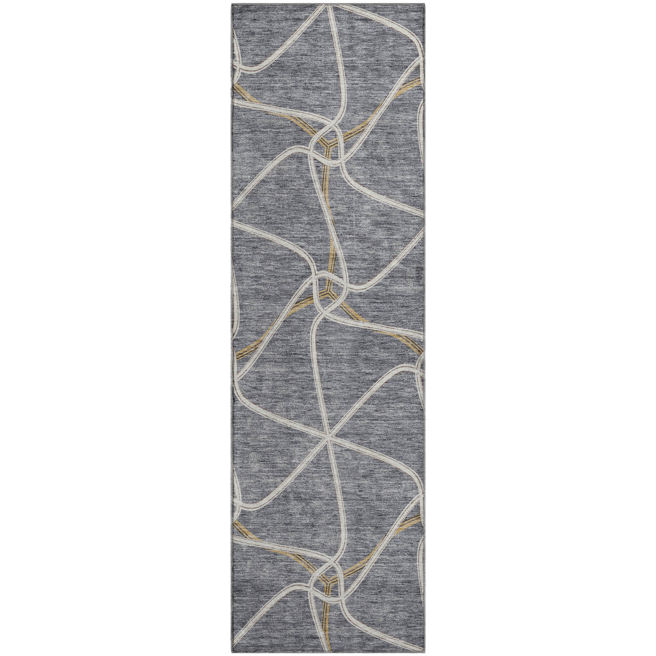 Jaipur Machine Washable Transitional Gray Rug 2'3" x 7'6" #shape_Runner
