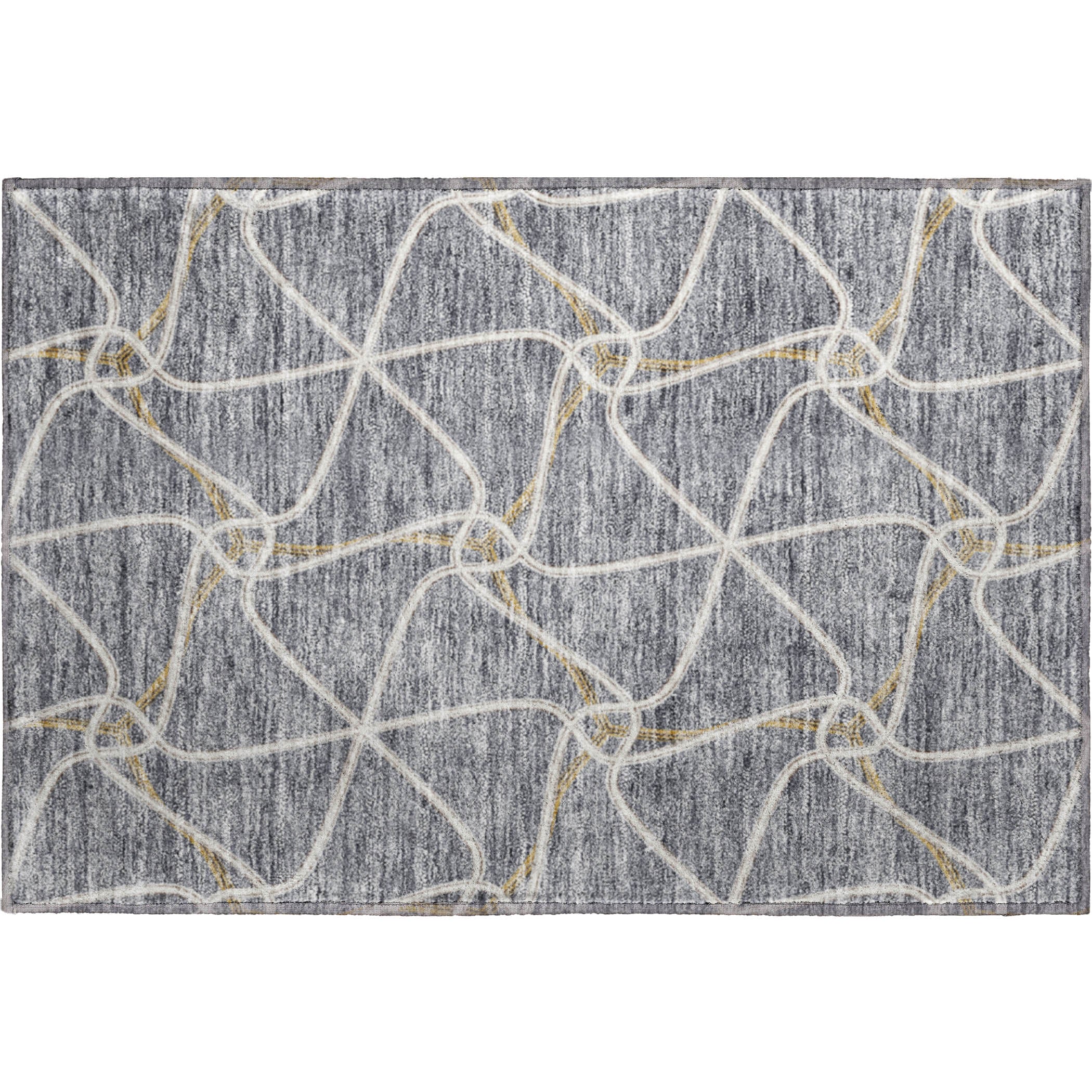 Jaipur Machine Washable Transitional Gray Rug 1'8" x 2'6" #shape_Rectangle