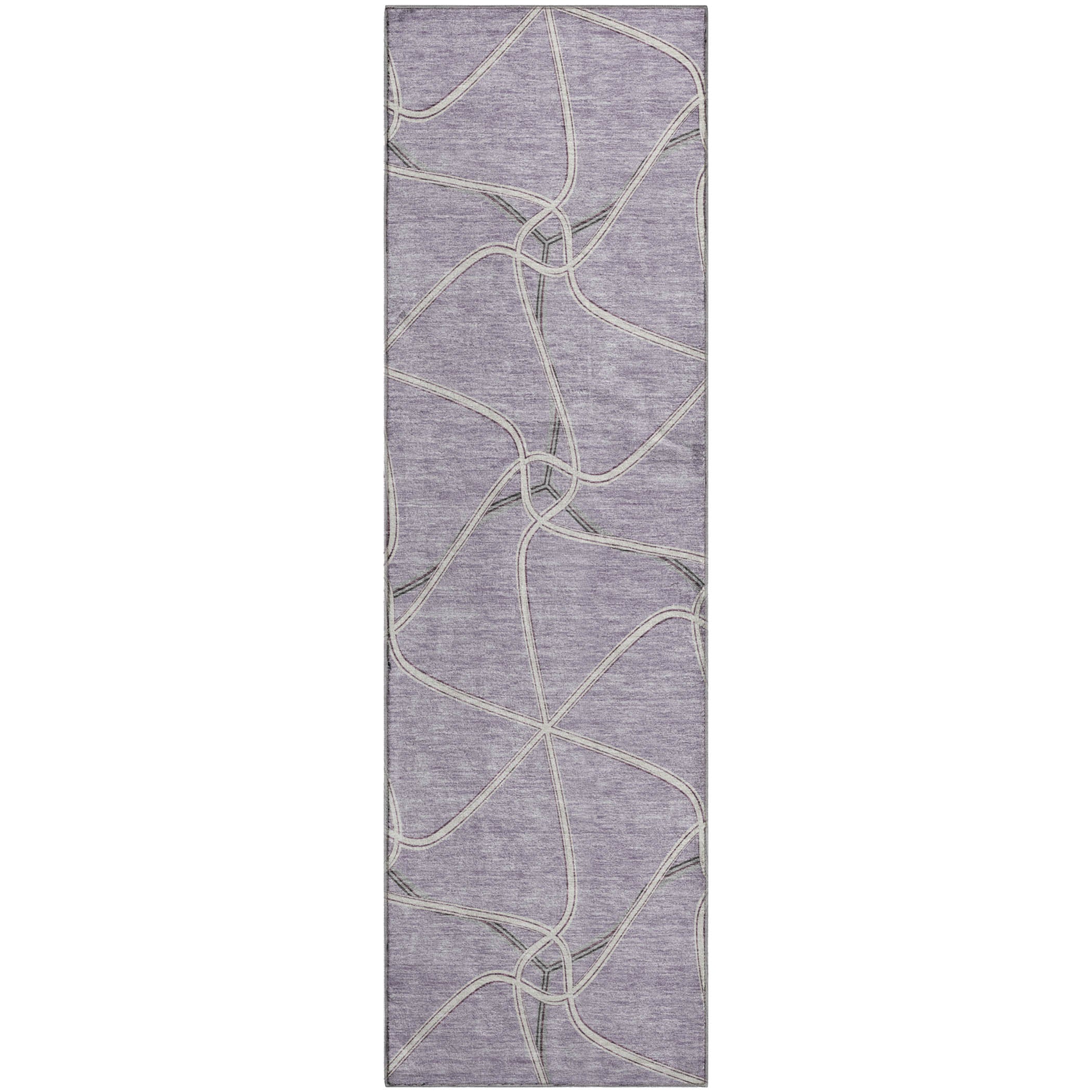 Jaipur Machine Washable Transitional Lavender Purple Rug 2'3" x 7'6" #shape_Runner