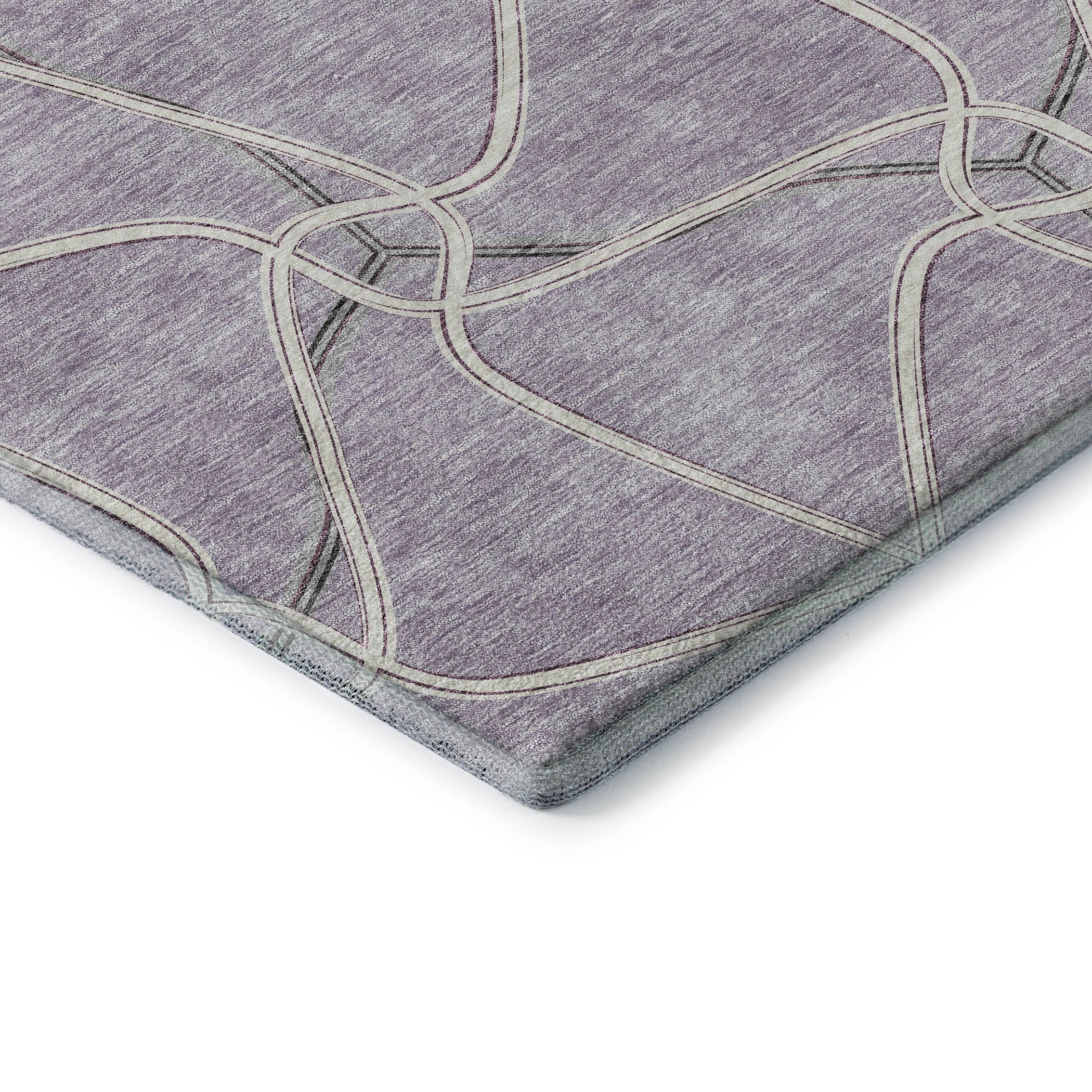 Jaipur Machine Washable Transitional Lavender Purple Rug 1'8" x 2'6" #shape_Rectangle
