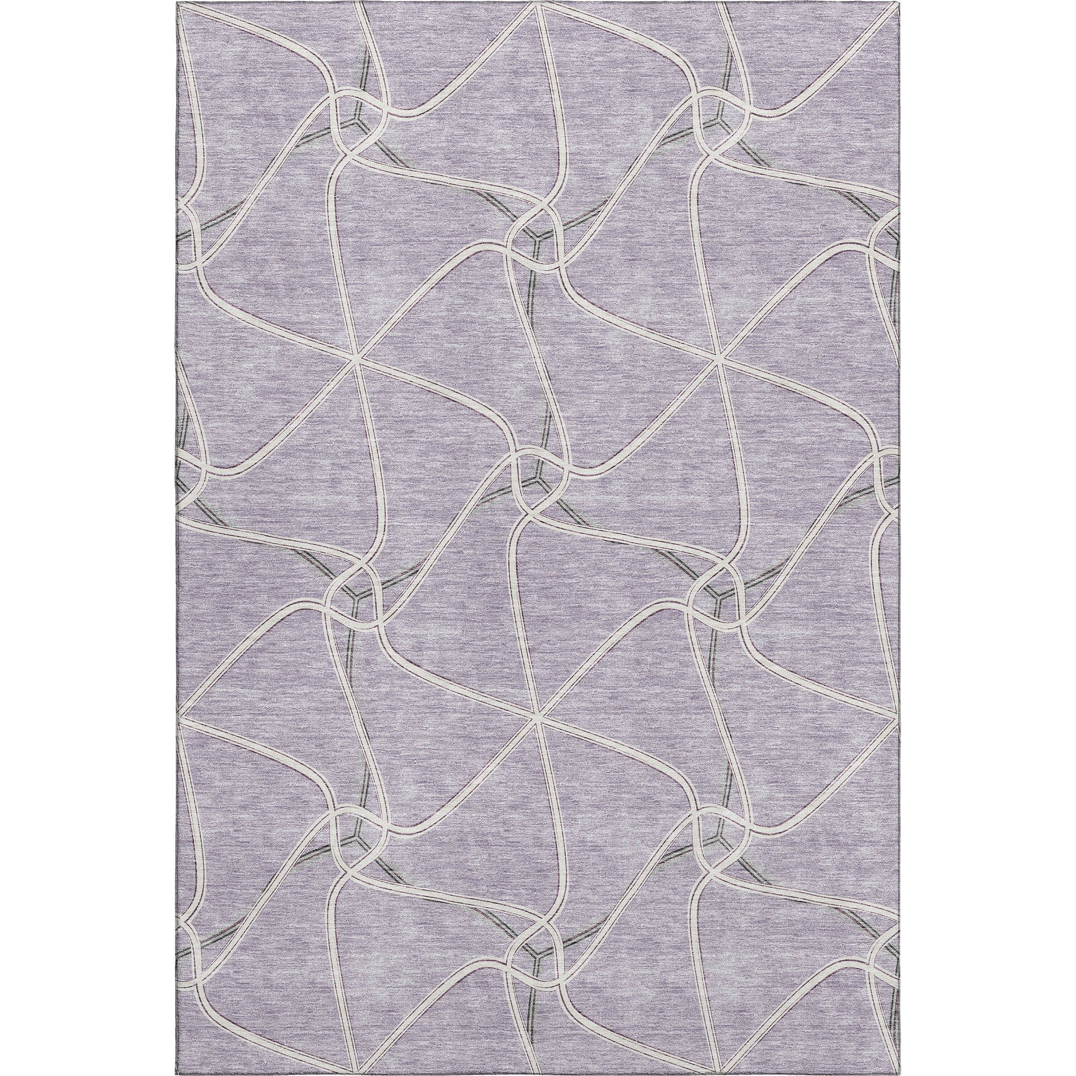 Jaipur Machine Washable Transitional Lavender Purple Rug 2'6" x 3'10" #shape_Rectangle