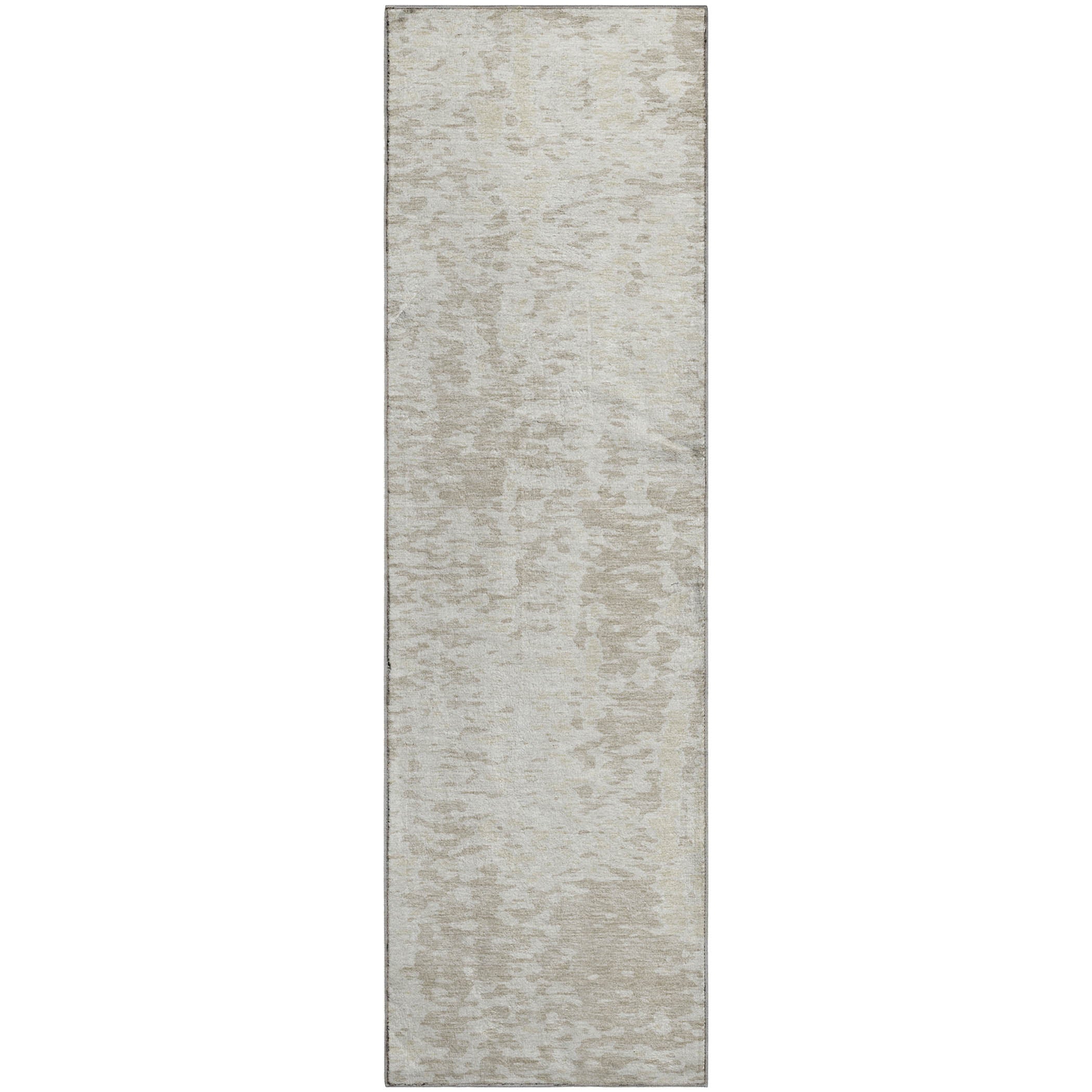Rome Machine Washable Transitional Ivory Rug 2'3" x 7'6" #shape_Runner