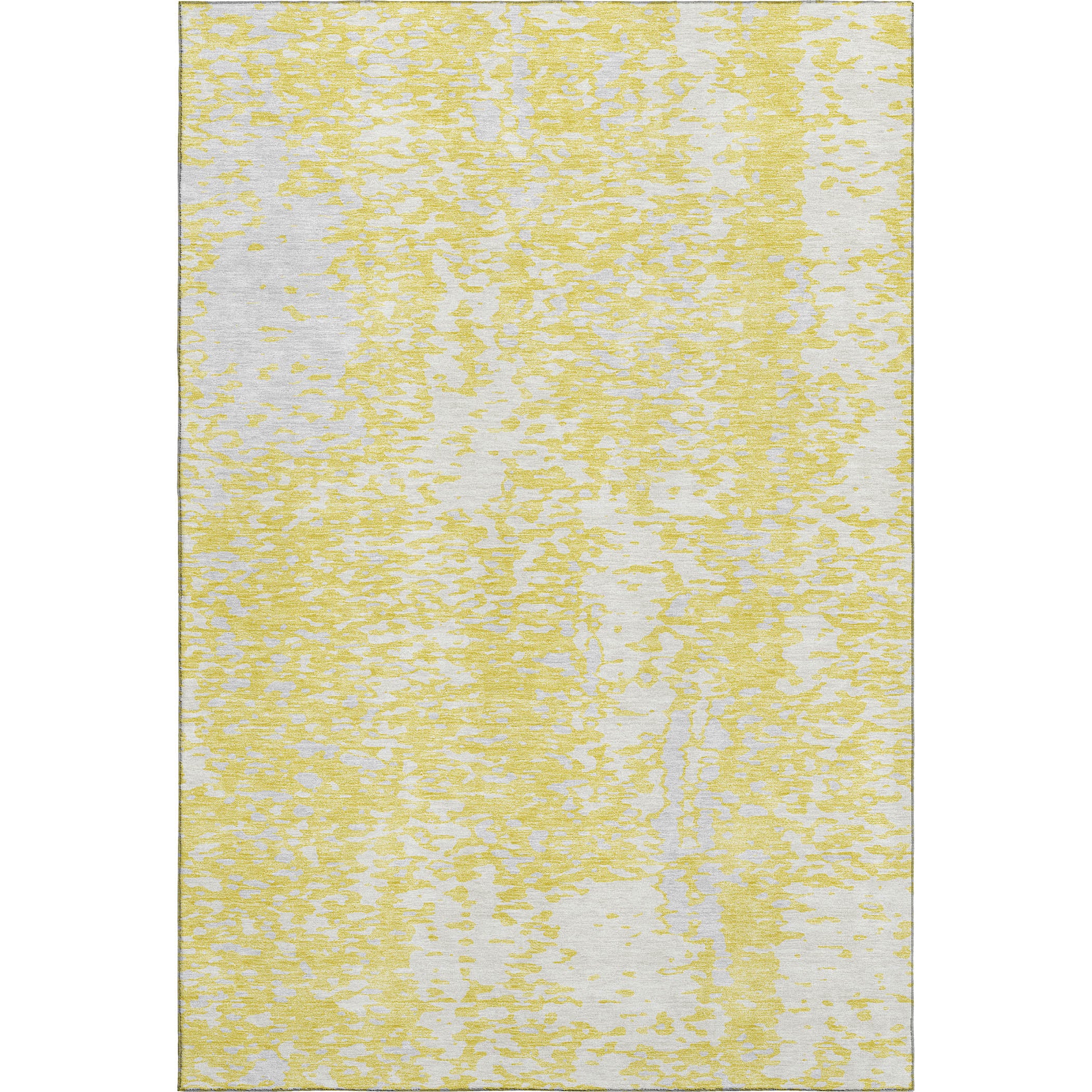 Rome Machine Washable Transitional Yellow Gold Rug 2'6" x 3'10" #shape_Rectangle