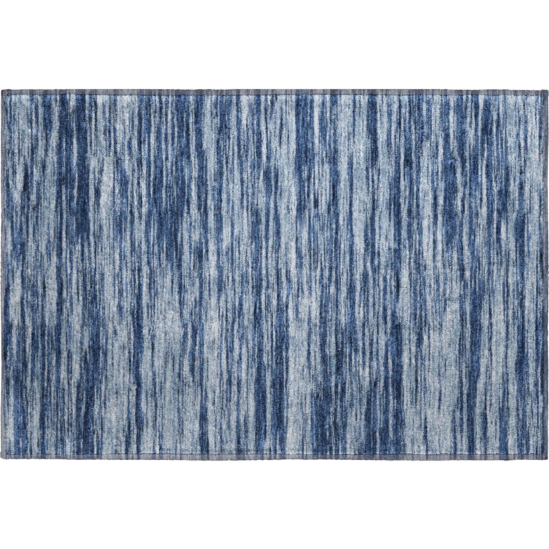Montevideo Machine Washable Transitional Blue Rug 1'8" x 2'6" #shape_Rectangle