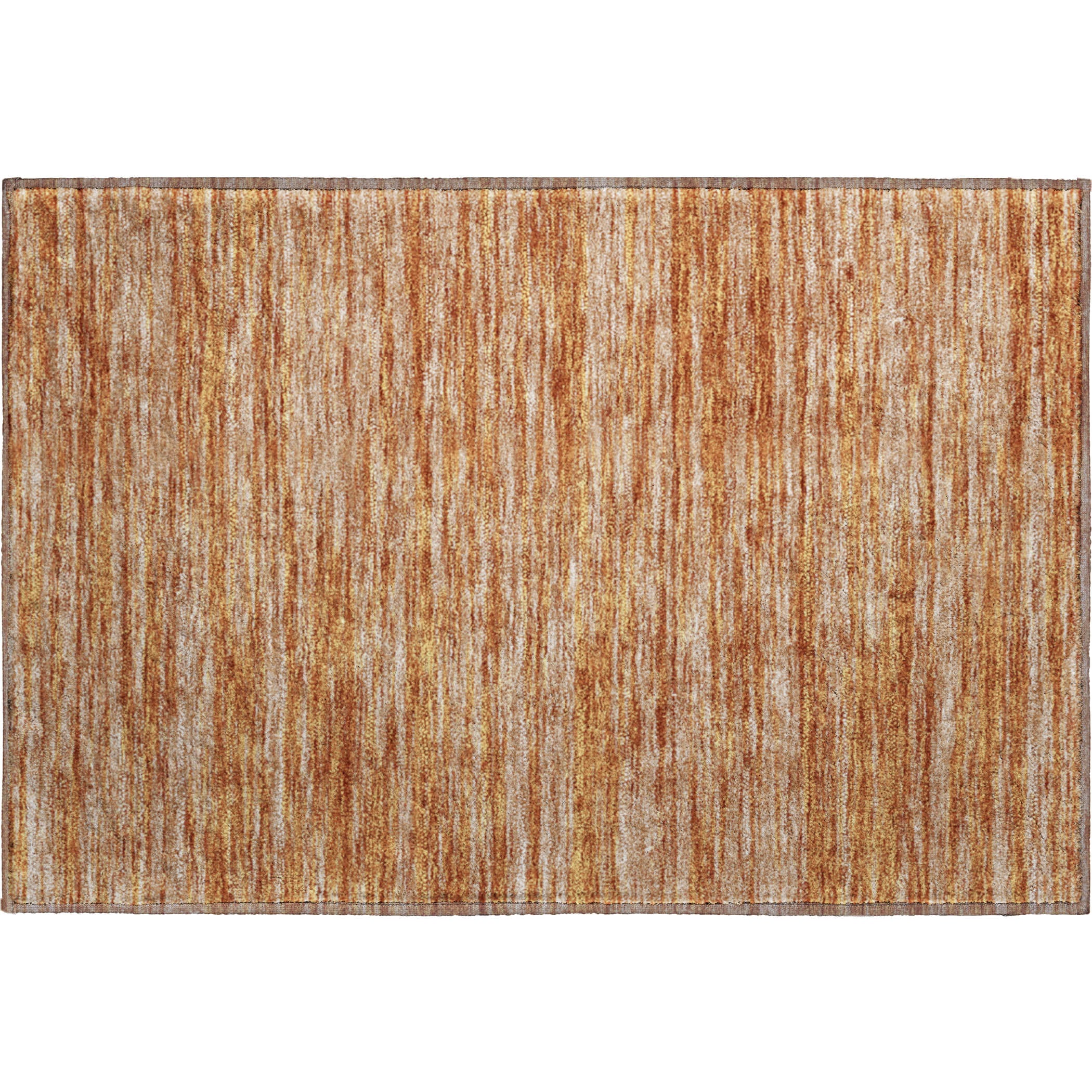 Montevideo Machine Washable Transitional Copper Orange Rug 1'8" x 2'6" #shape_Rectangle