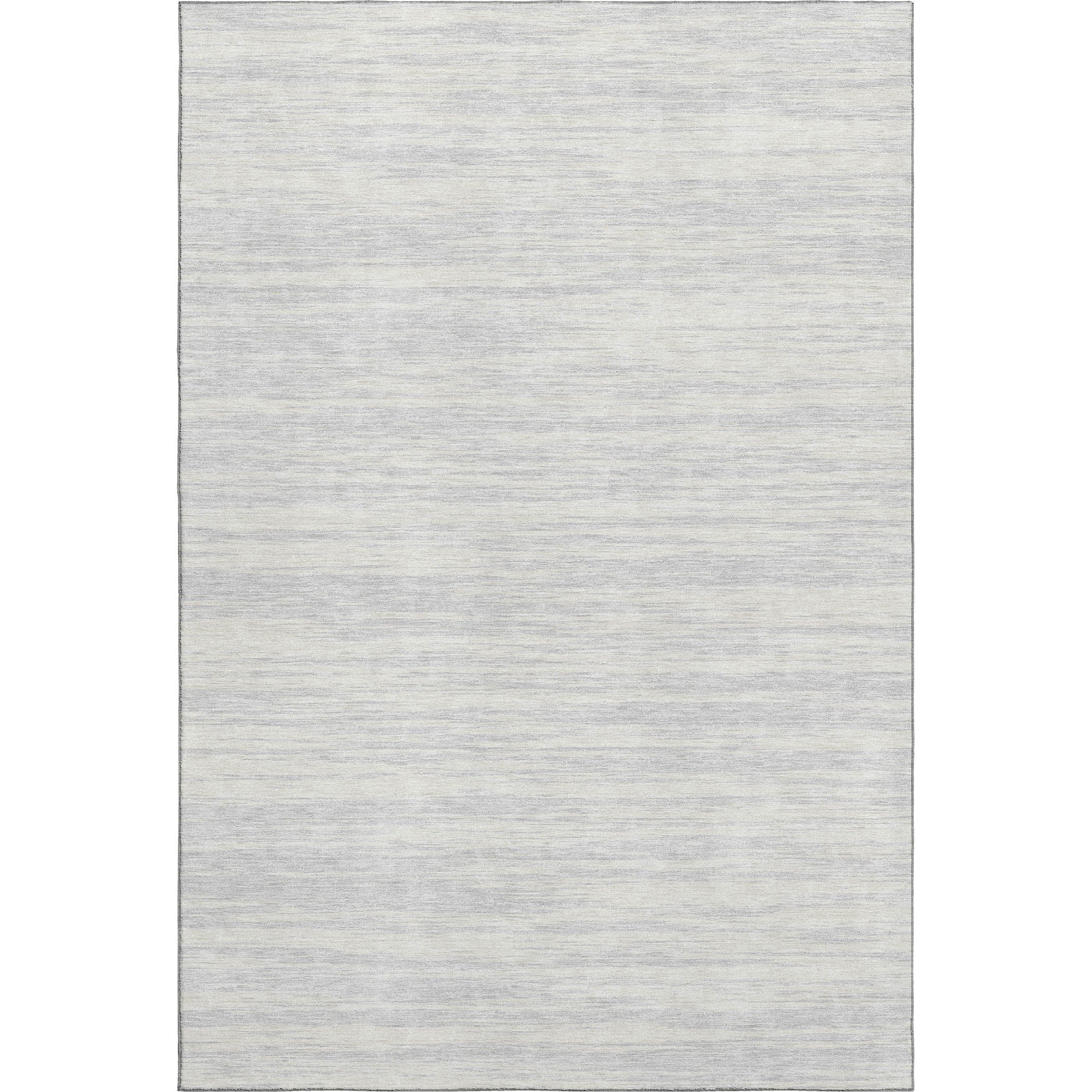 Montevideo Machine Washable Transitional Silver Gray Rug 2'6" x 3'10" #shape_Rectangle