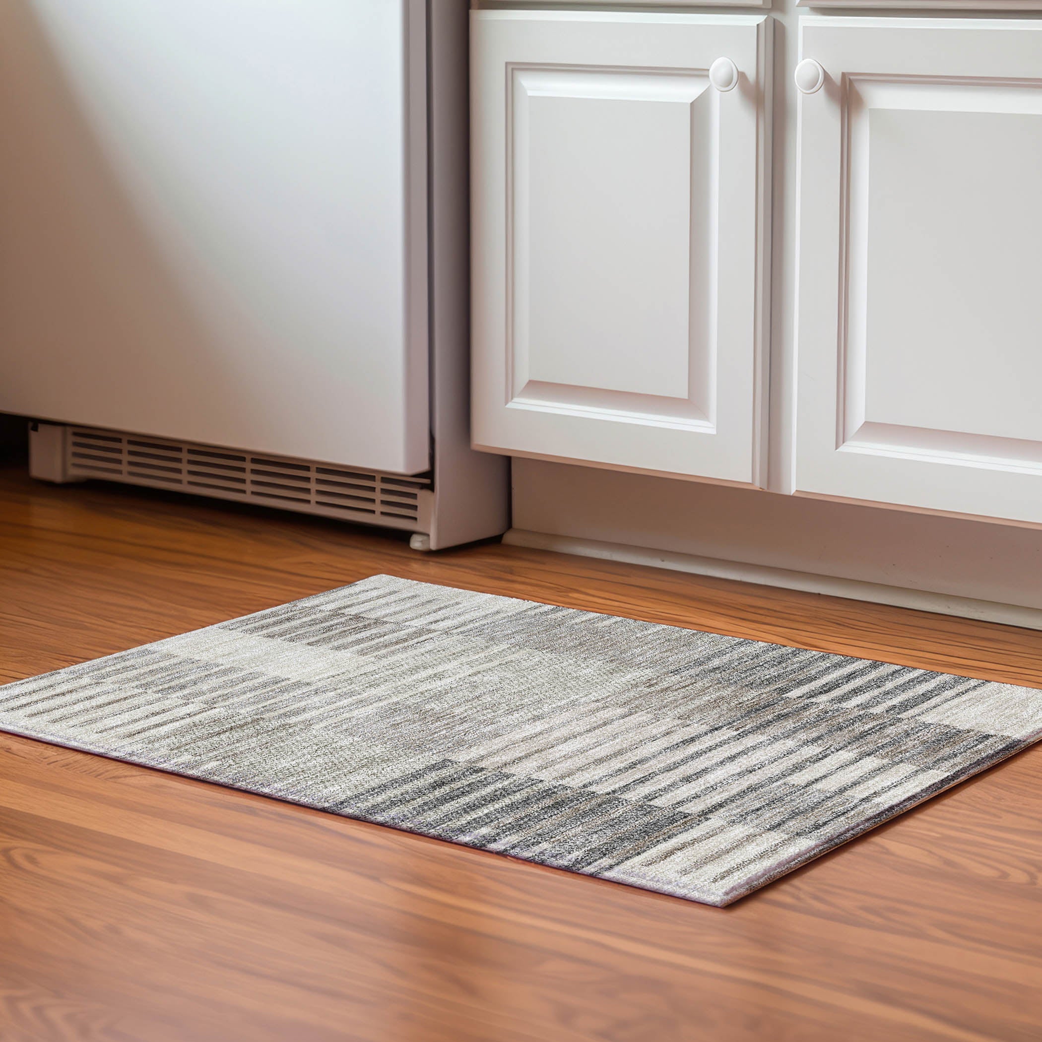 Mostar Machine Washable Transitional Beige Brown Rug 1'8" x 2'6" #shape_Rectangle
