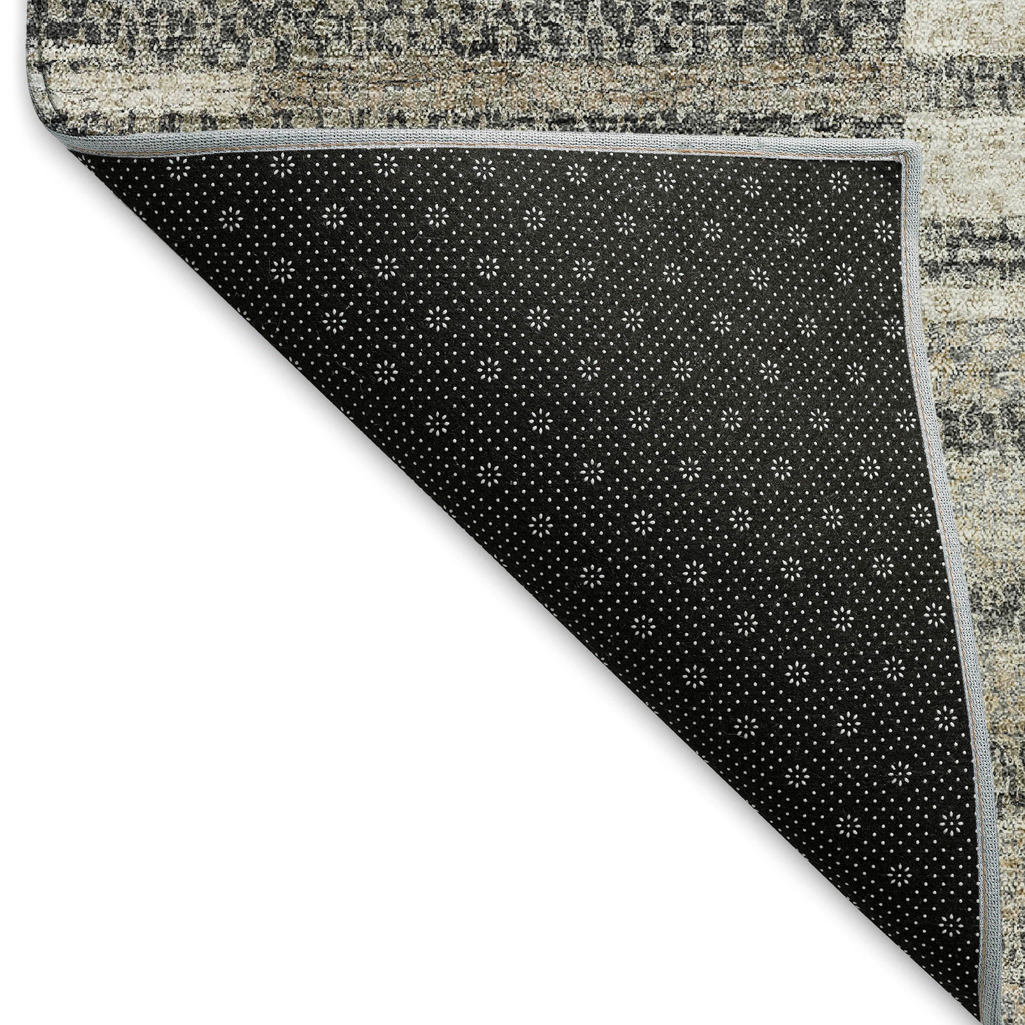 Mostar Machine Washable Transitional Beige Brown Rug 1'8" x 2'6" #shape_Rectangle