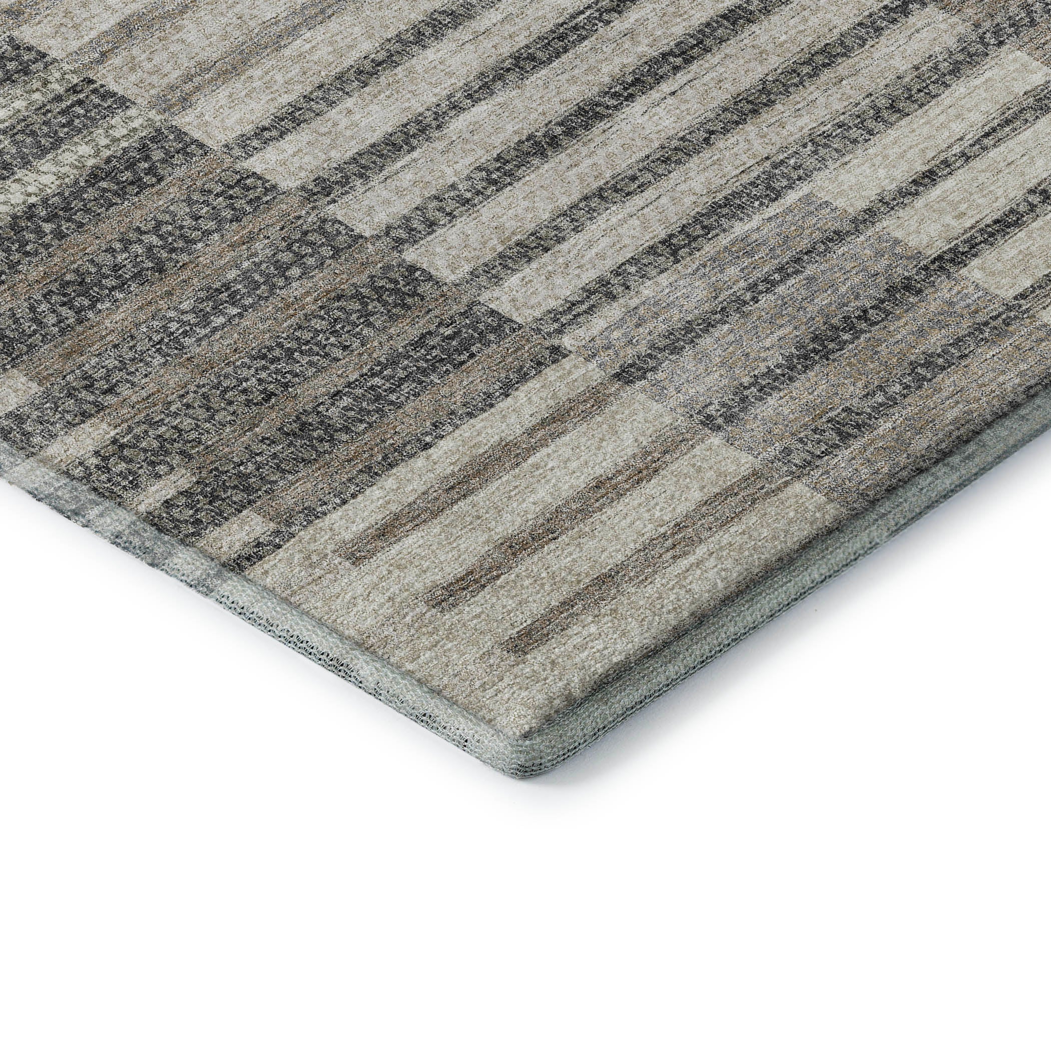 Mostar Machine Washable Transitional Beige Brown Rug 1'8" x 2'6" #shape_Rectangle