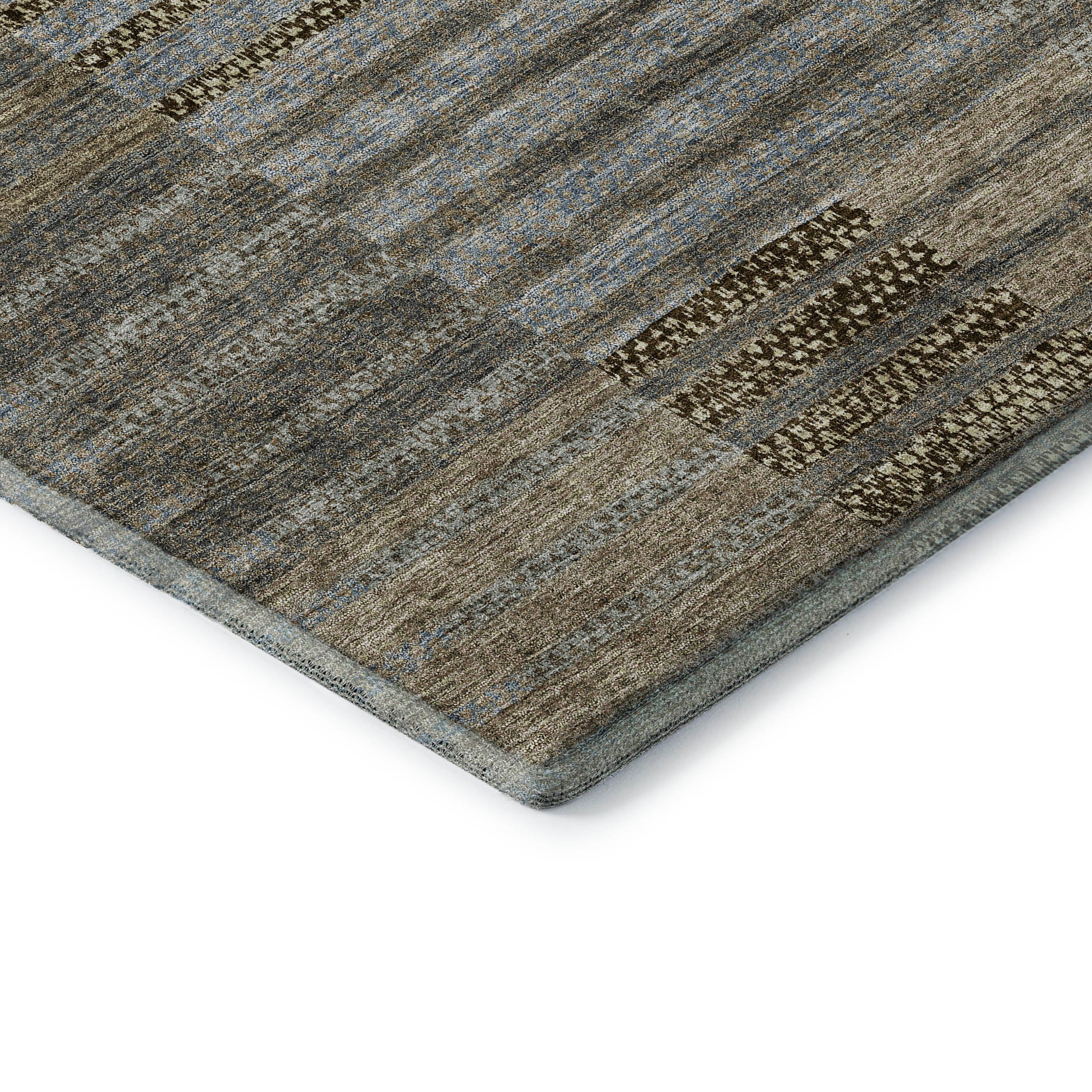Mostar Machine Washable Transitional Taupe Brown Rug 1'8" x 2'6" #shape_Rectangle