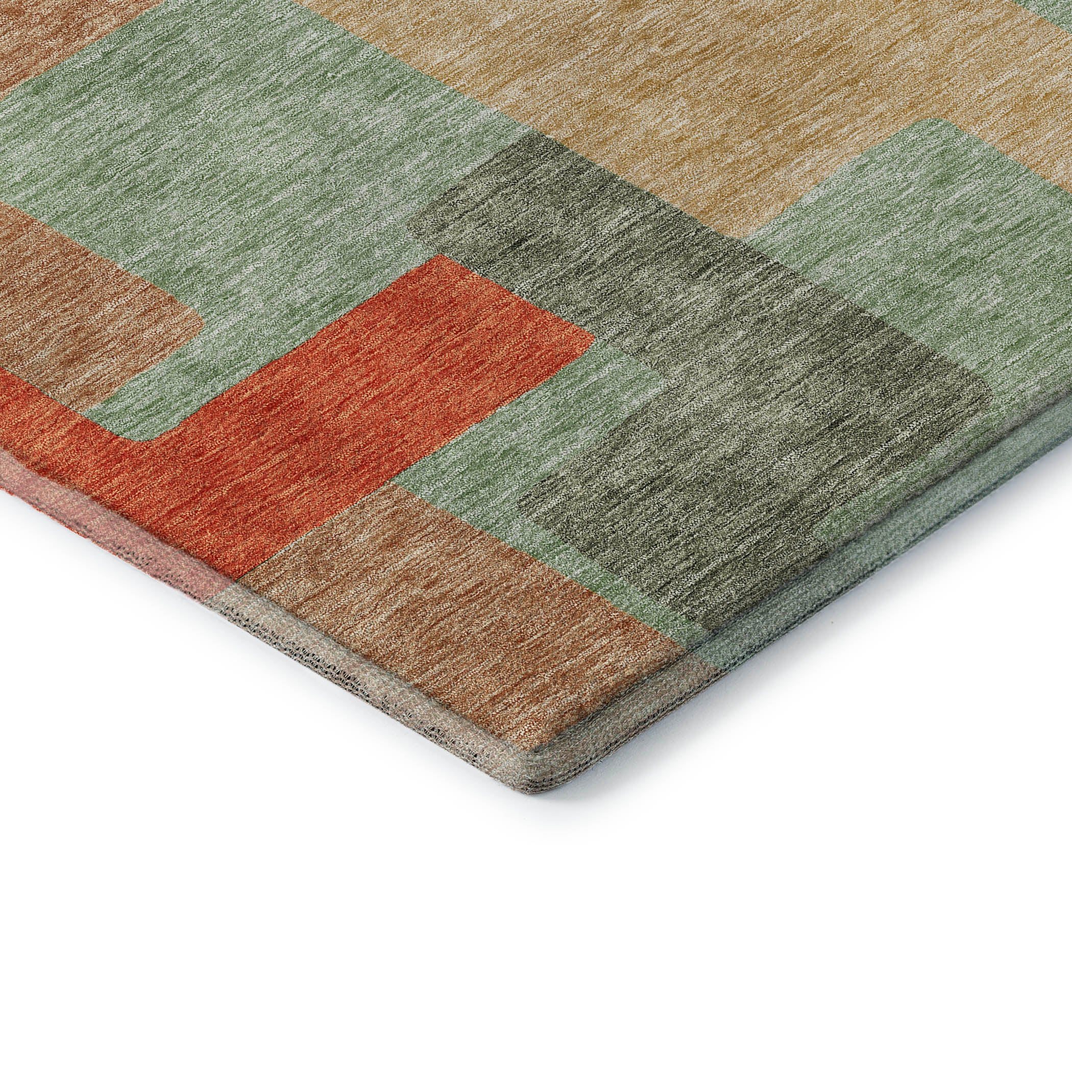 Salzburg Machine Washable Transitional Sage Green Rug 1'8" x 2'6" #shape_Rectangle