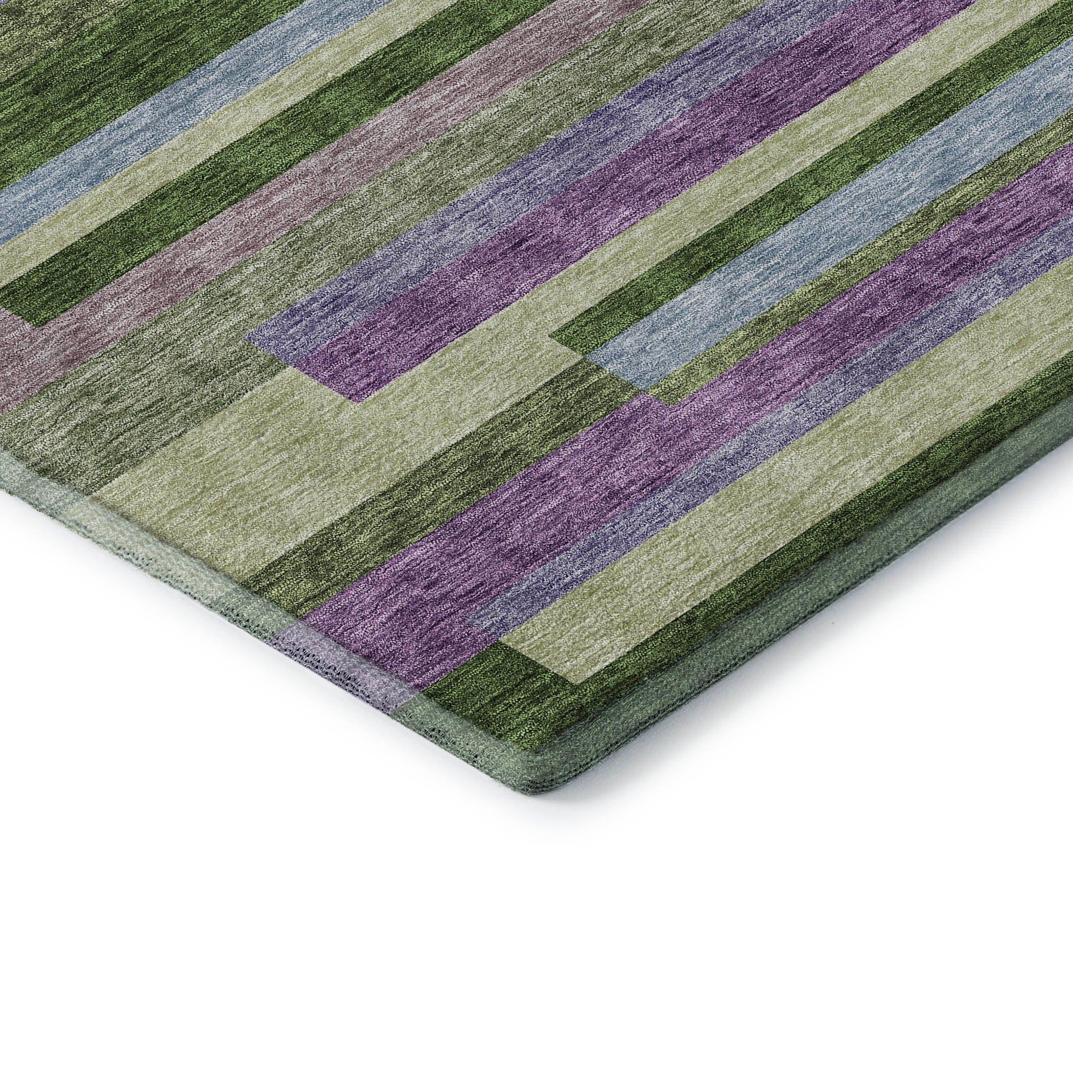 Tallinn Machine Washable Transitional Cactus Green Rug 1'8" x 2'6" #shape_Rectangle