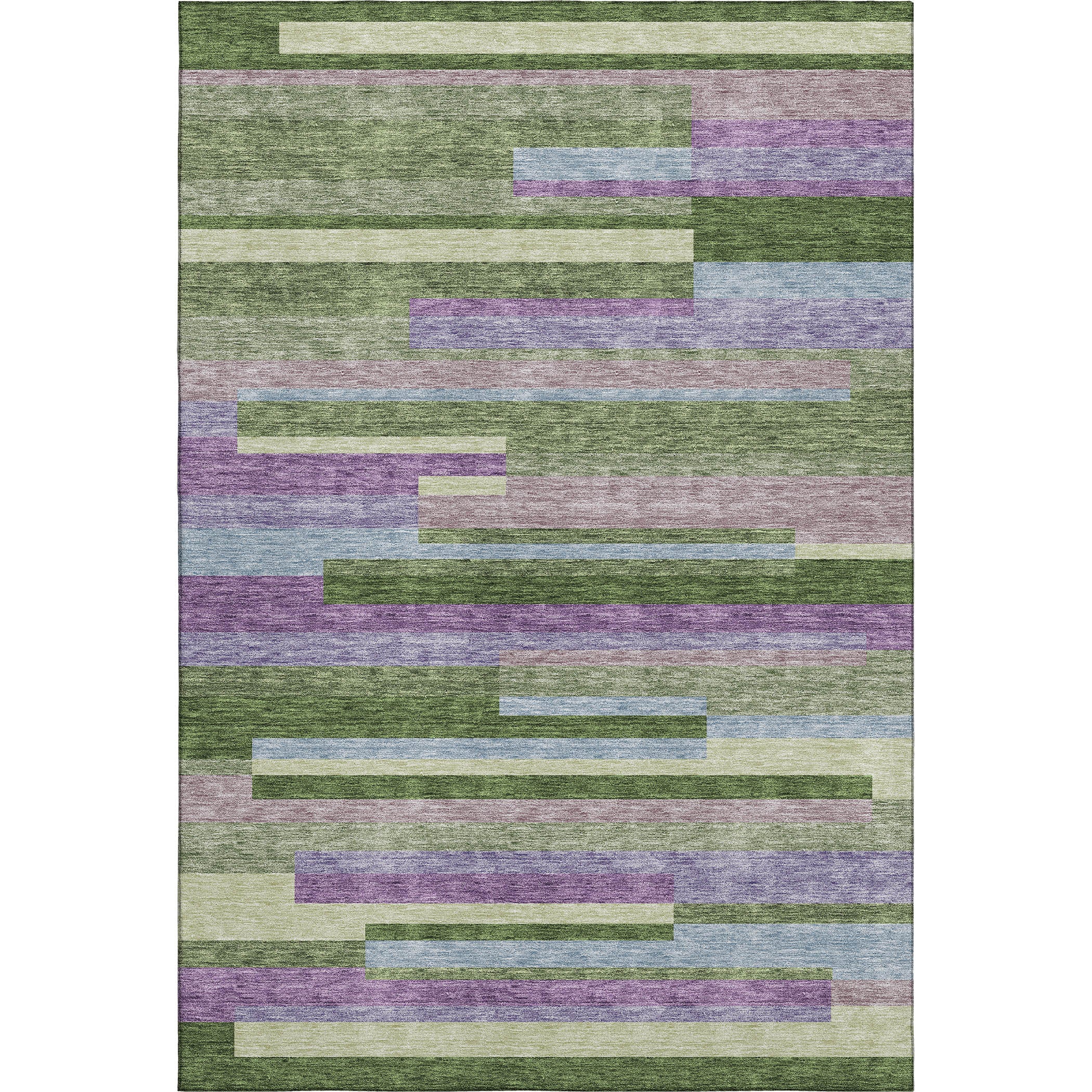 Tallinn Machine Washable Transitional Cactus Green Rug 2'6" x 3'10" #shape_Rectangle