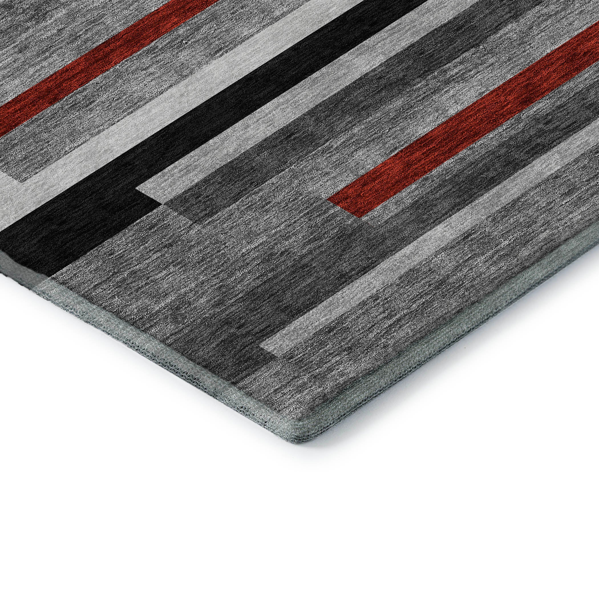 Tallinn Machine Washable Transitional Gray Rug 1'8" x 2'6" #shape_Rectangle