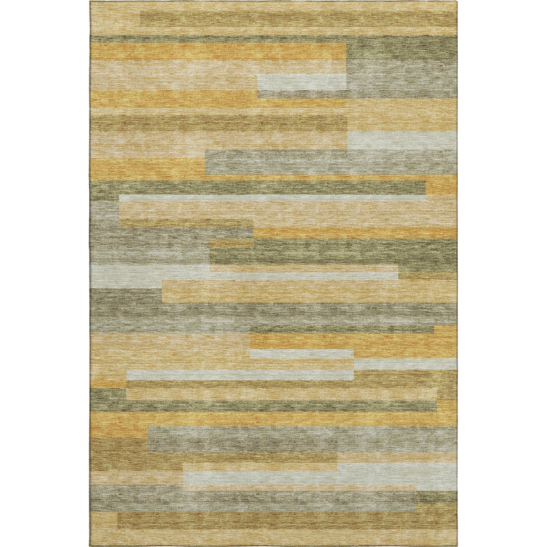 Tallinn Machine Washable Transitional Honey Gold Rug 2'6" x 3'10" #shape_Rectangle