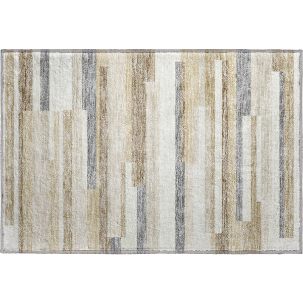 Tallinn Machine Washable Transitional Ivory Rug 1'8" x 2'6"