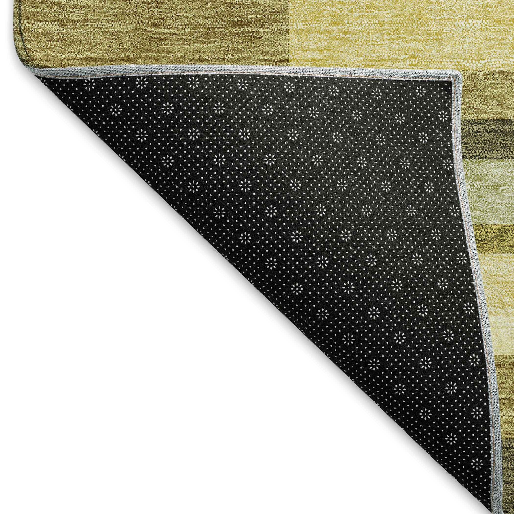 Tallinn Machine Washable Transitional Olive Green Rug 1'8" x 2'6" #shape_Rectangle