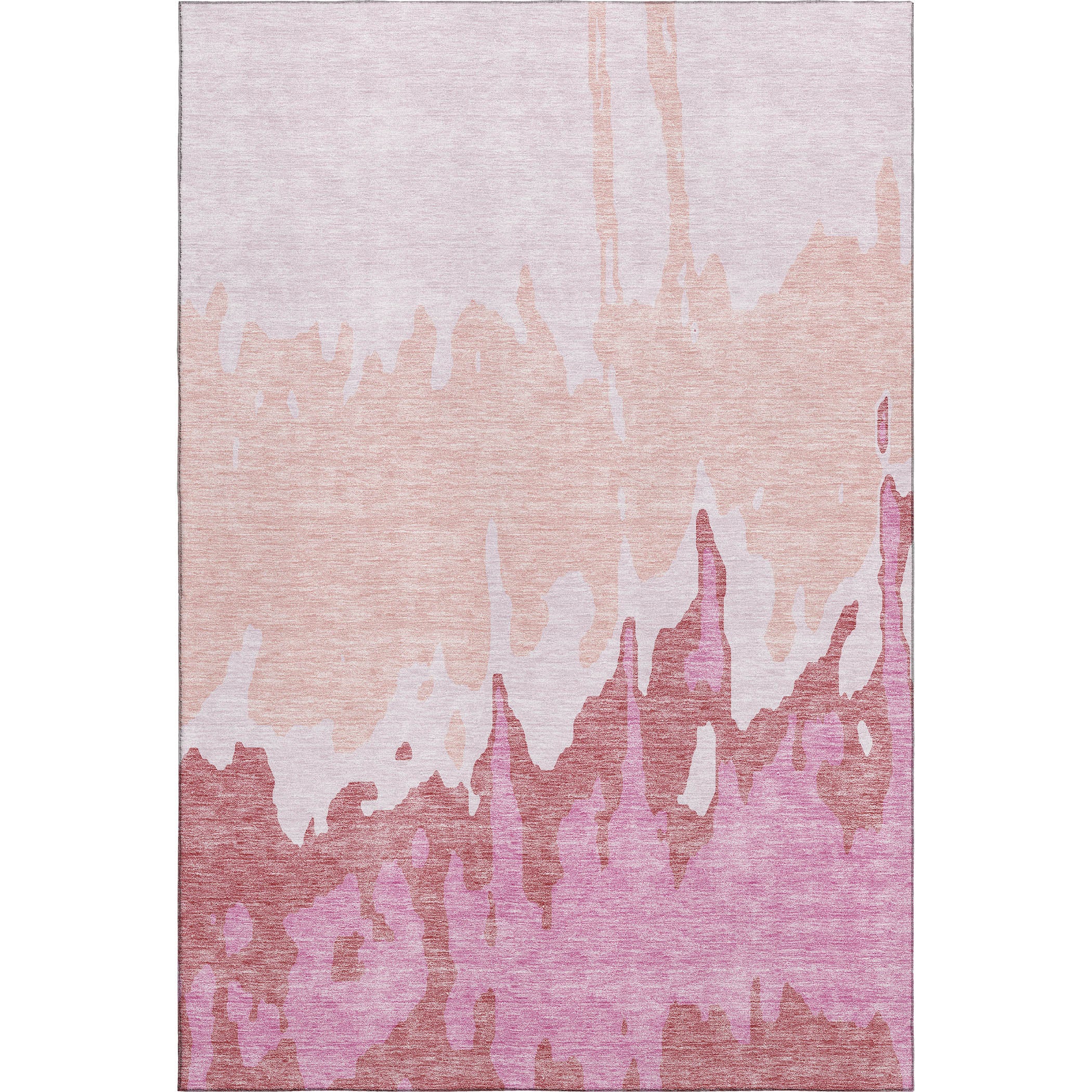 Seville Machine Washable Transitional Blush Pink Rug 2'6" x 3'10" #shape_Rectangle