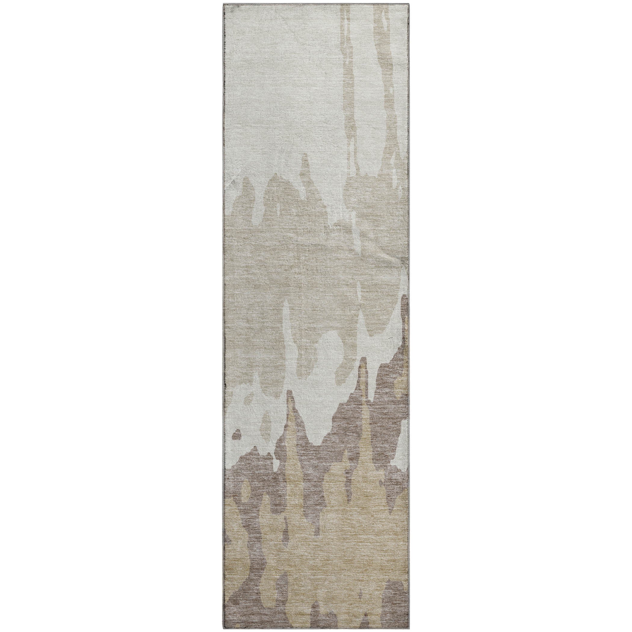 Seville Machine Washable Transitional Ivory Rug 2'3" x 7'6" #shape_Runner