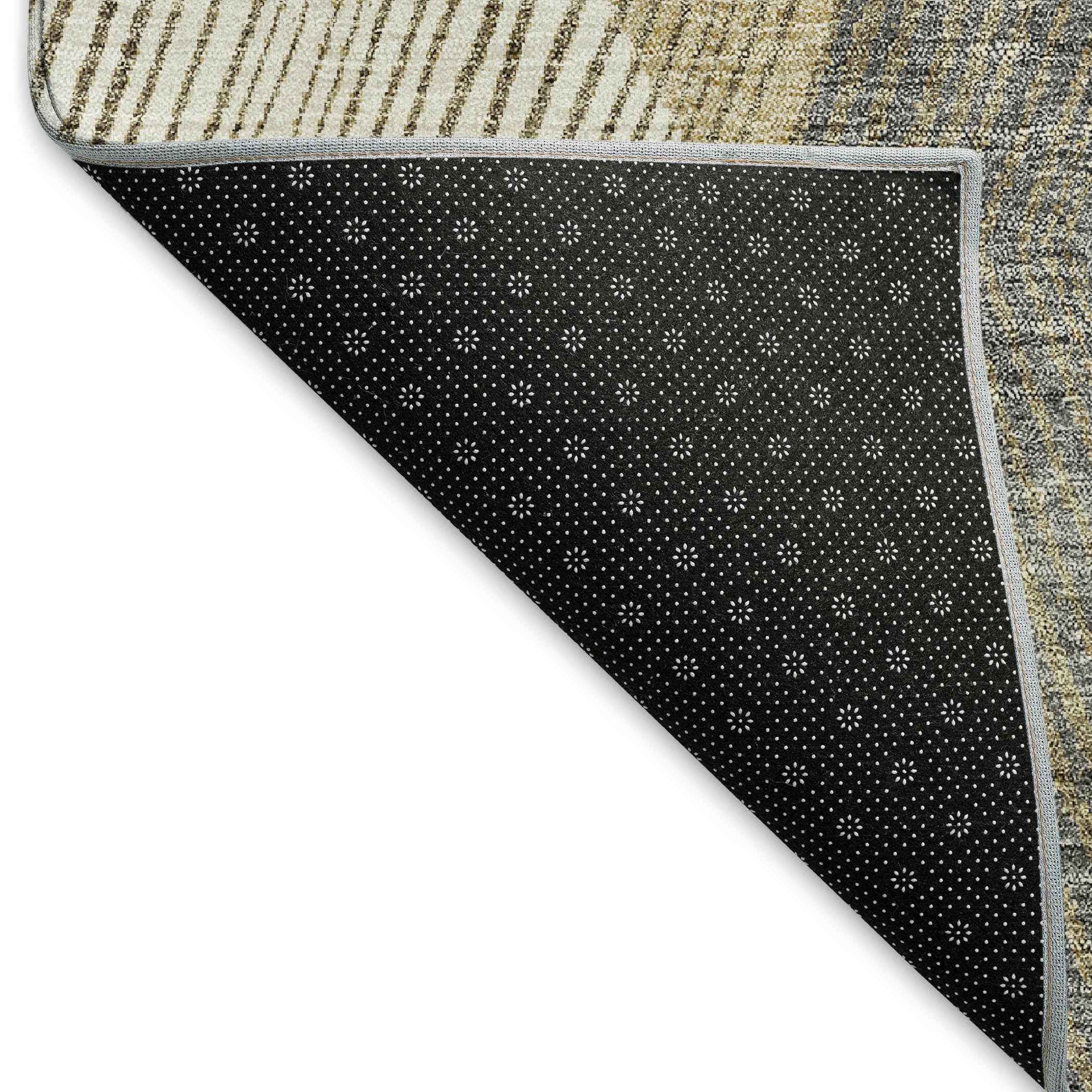 Seville Machine Washable Transitional Wheat Gold Rug 1'8" x 2'6" #shape_Rectangle