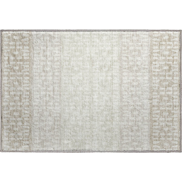 Florence Machine Washable Transitional Ivory Rug 1'8" x 2'6"