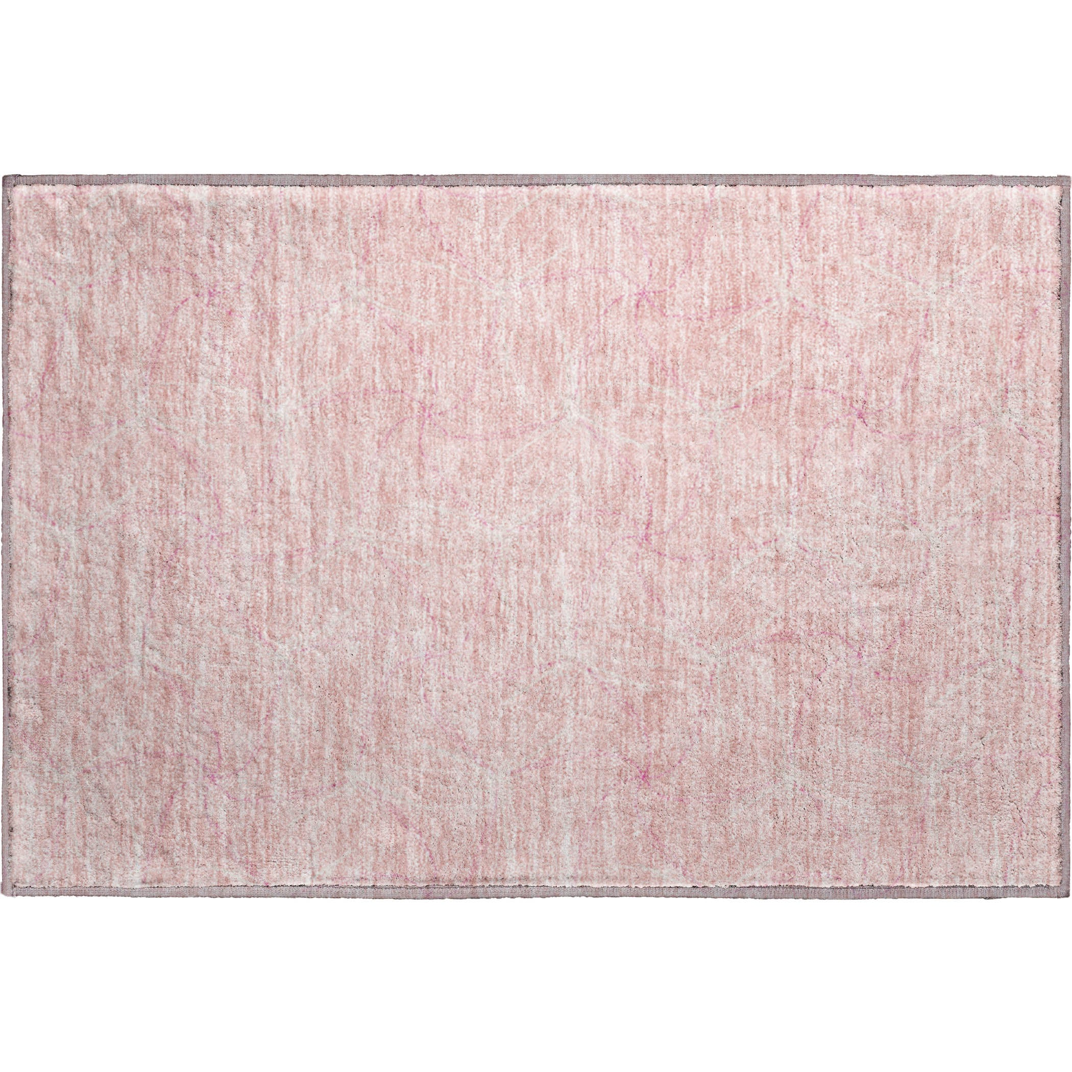 Bangkok Machine Washable Transitional Pink Rug 1'8" x 2'6" #shape_Rectangle