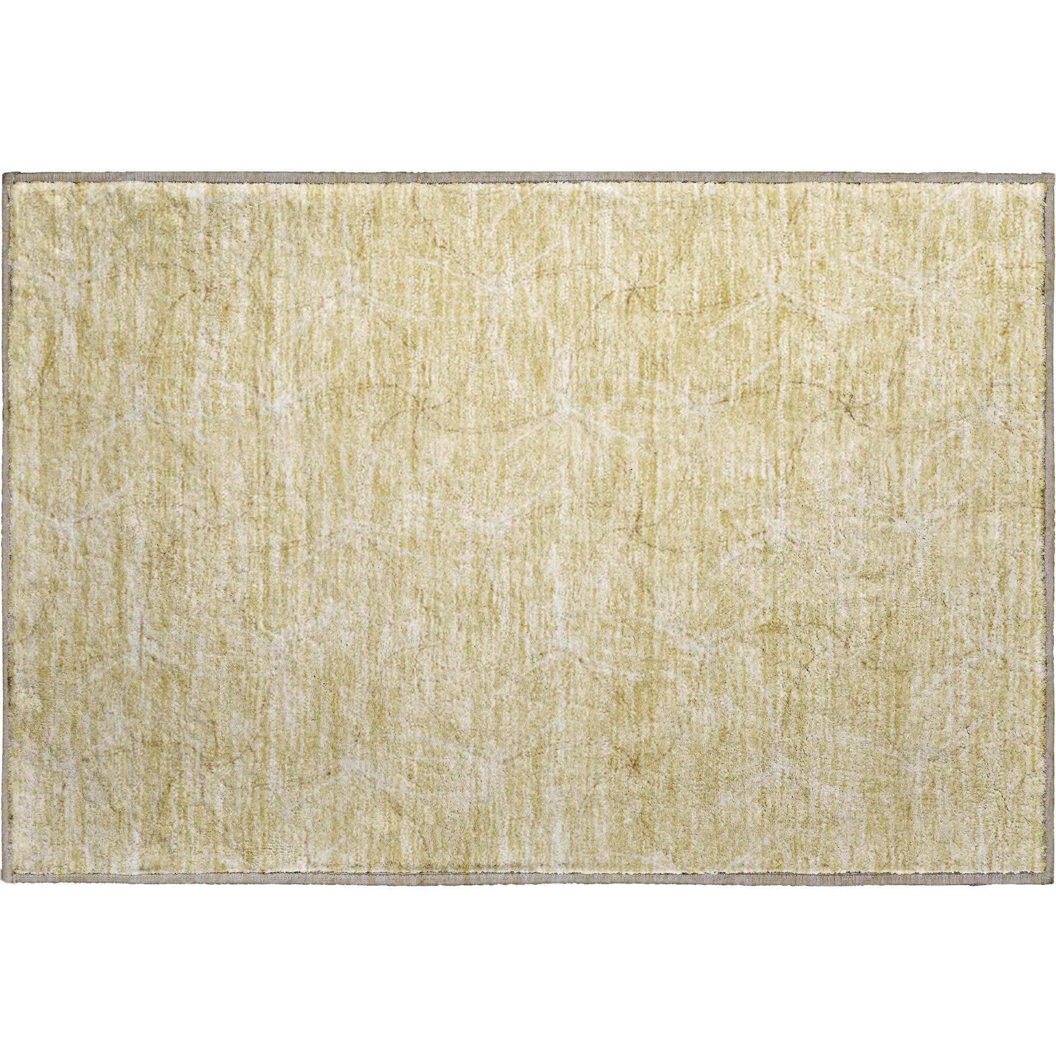Bangkok Machine Washable Transitional Wheat Gold Rug 1'8" x 2'6" #shape_Rectangle