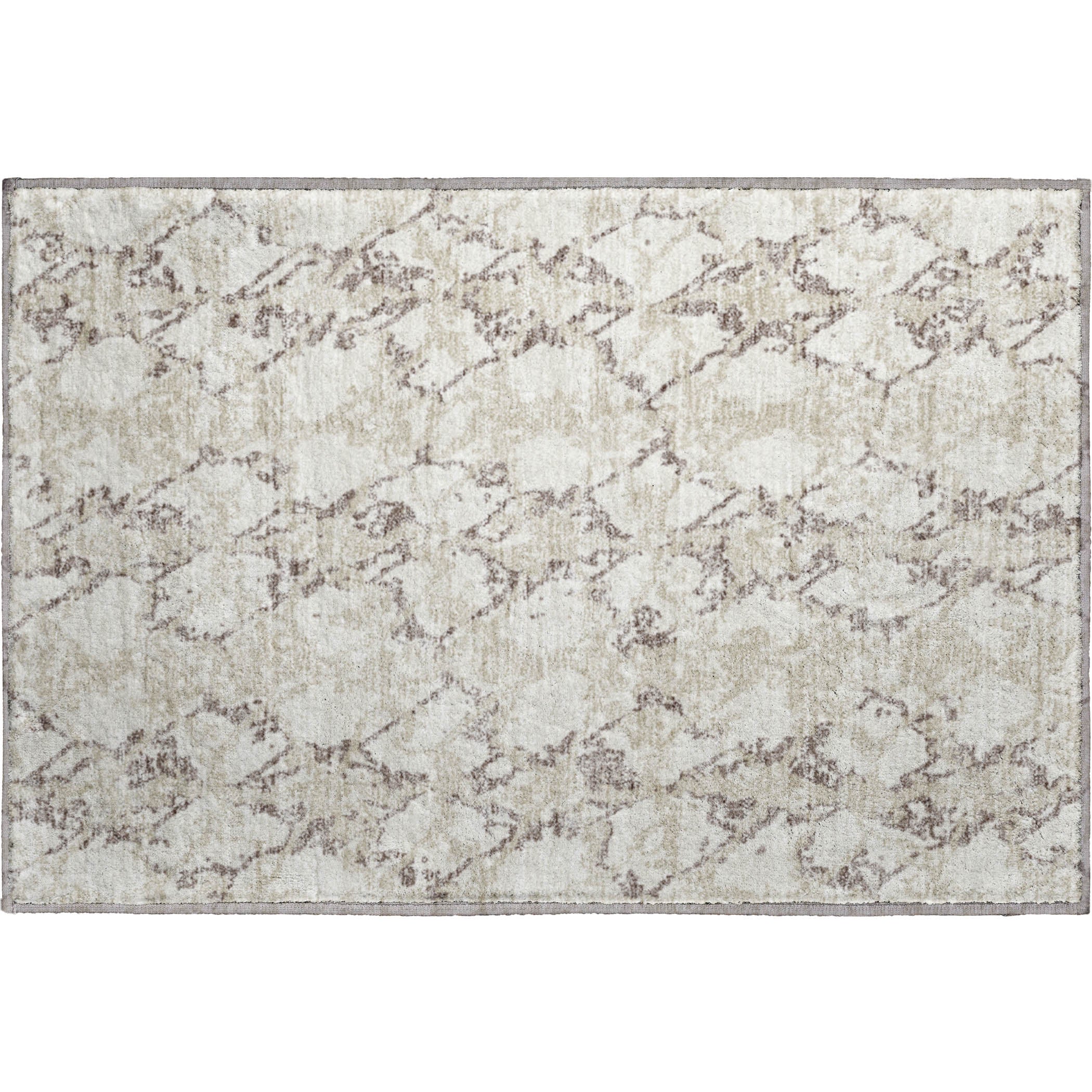 Bern Machine Washable Transitional Ivory Rug 1'8" x 2'6" #shape_Rectangle