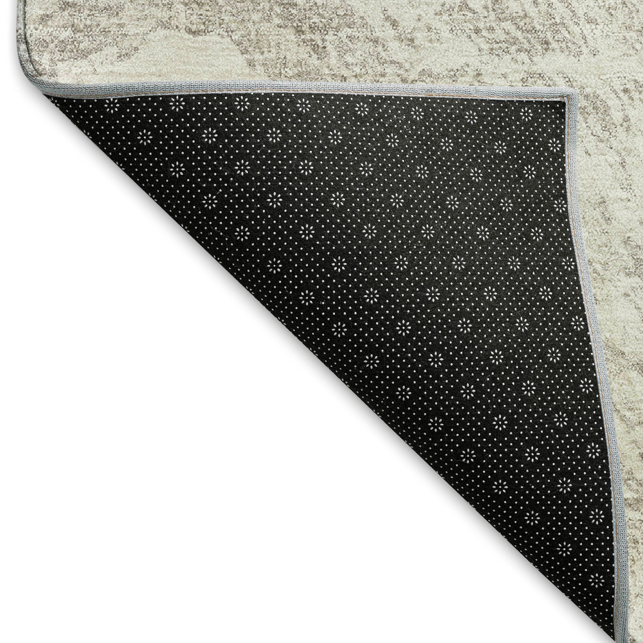 Oaxaca Machine Washable Transitional Beige Brown Rug 1'8" x 2'6" #shape_Rectangle