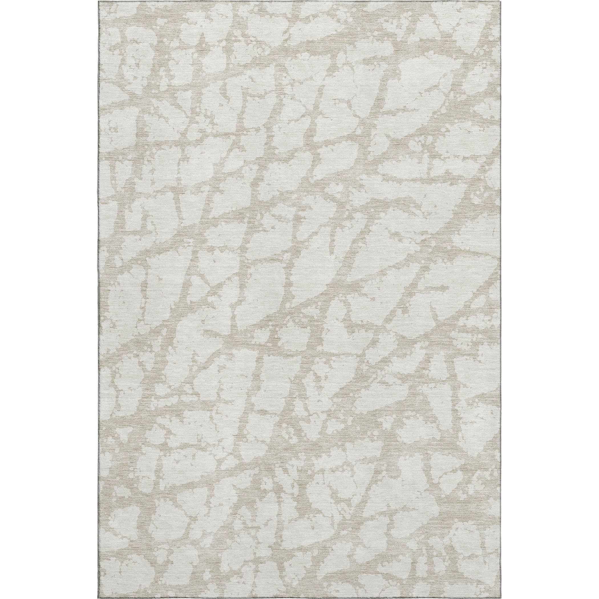 Queenstown Machine Washable Transitional Ivory Rug 2'6" x 3'10" #shape_Rectangle