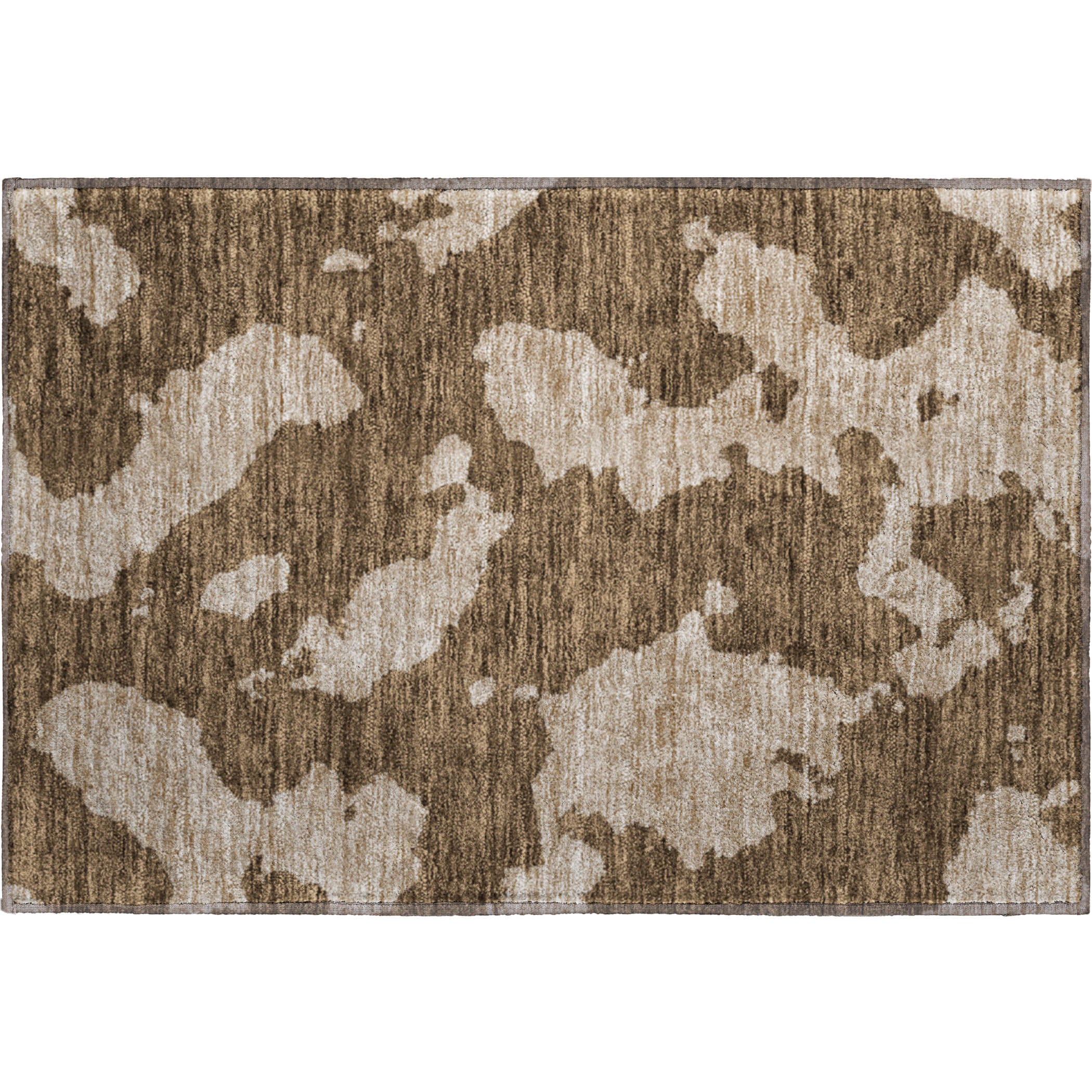 Lima Machine Washable Transitional Brown Rug 1'8" x 2'6" #shape_Rectangle