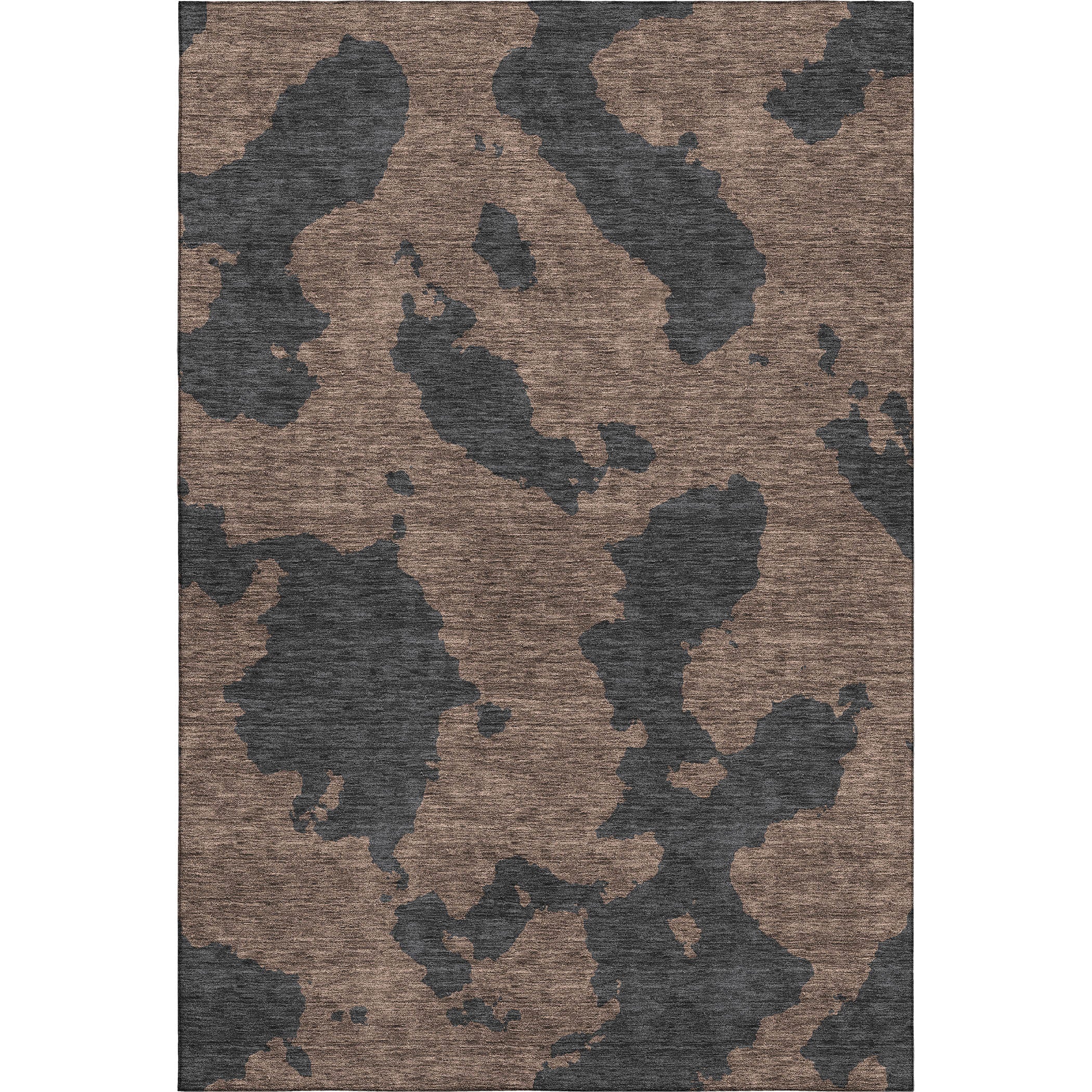 Lima Machine Washable Transitional Chocolate Brown Rug 2'6" x 3'10" #shape_Rectangle