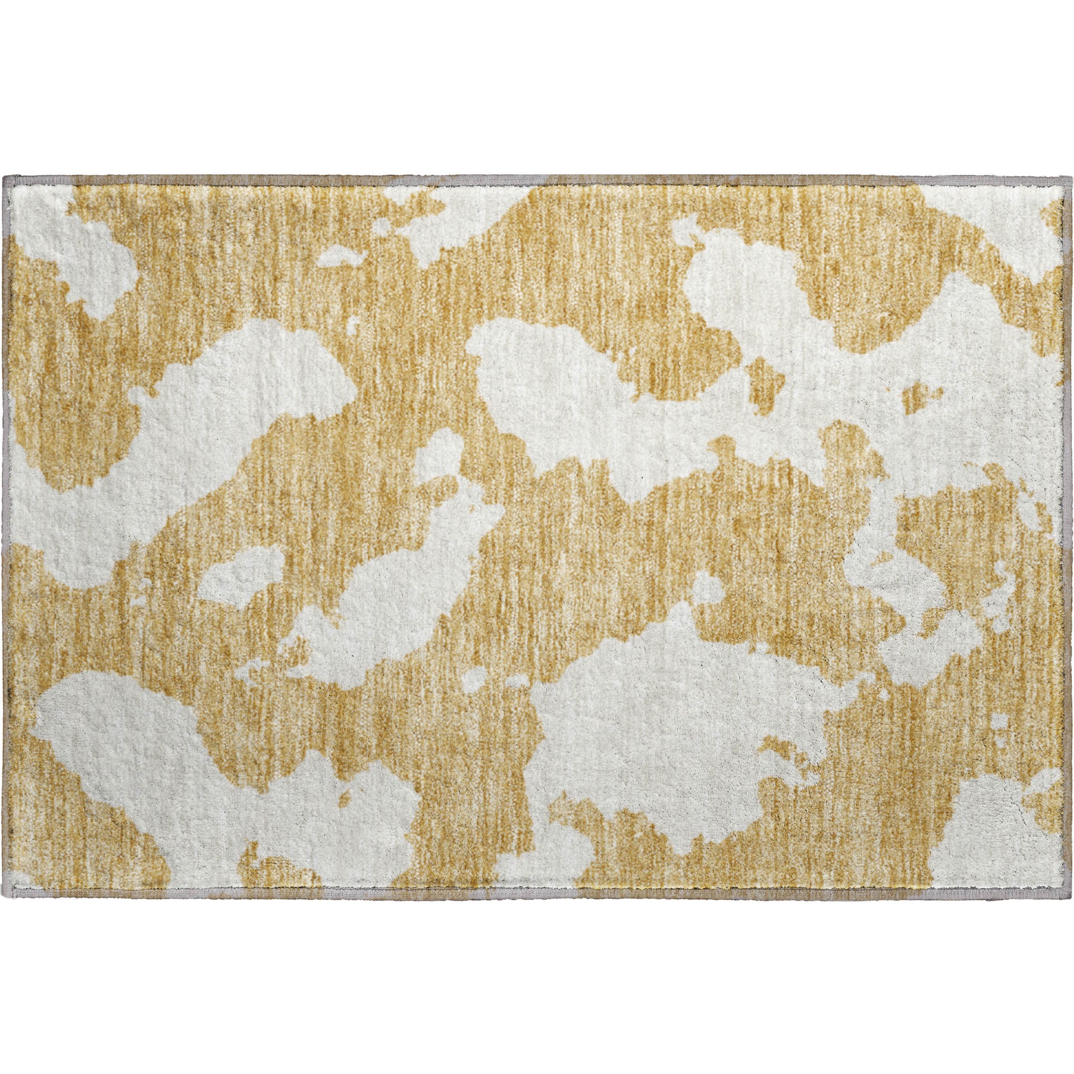 Lima Machine Washable Transitional Gold Rug 1'8" x 2'6" #shape_Rectangle