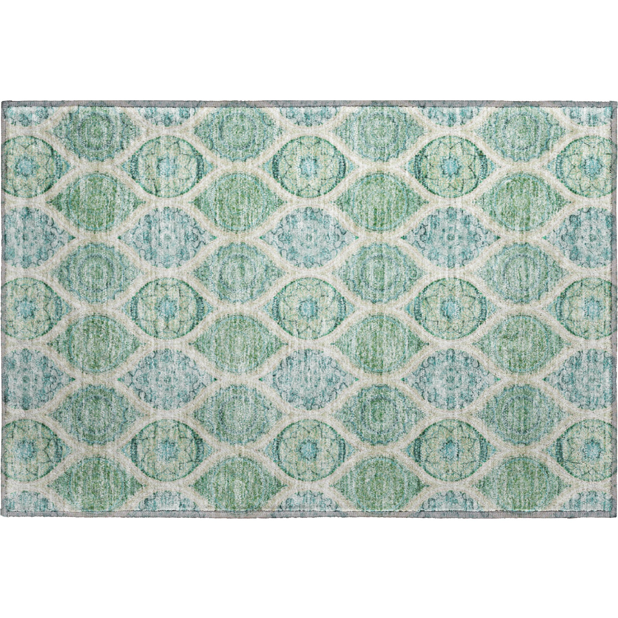 Ghent Machine Washable Transitional Sage Green Rug 1'8" x 2'6" #shape_Rectangle