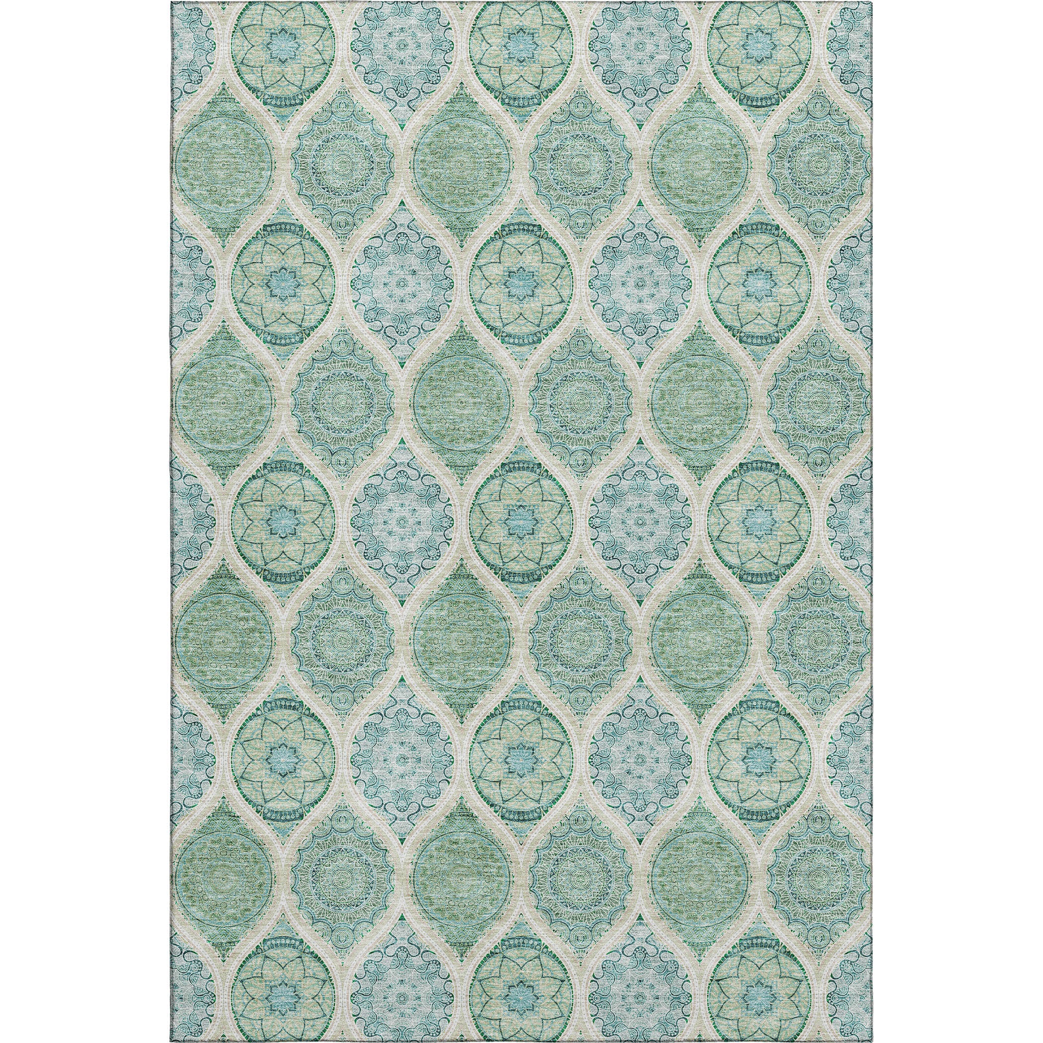 Ghent Machine Washable Transitional Sage Green Rug 2'6" x 3'10" #shape_Rectangle