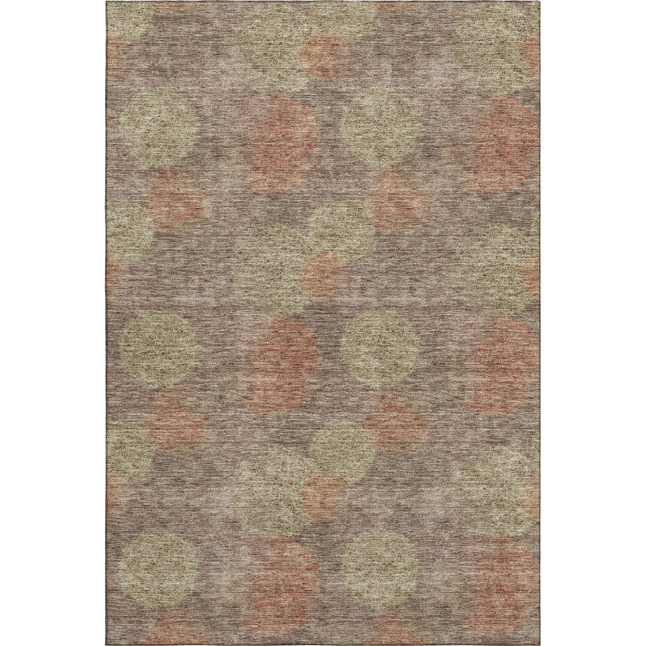 Santorini Machine Washable Transitional Brown Rug 2'6" x 3'10" #shape_Rectangle