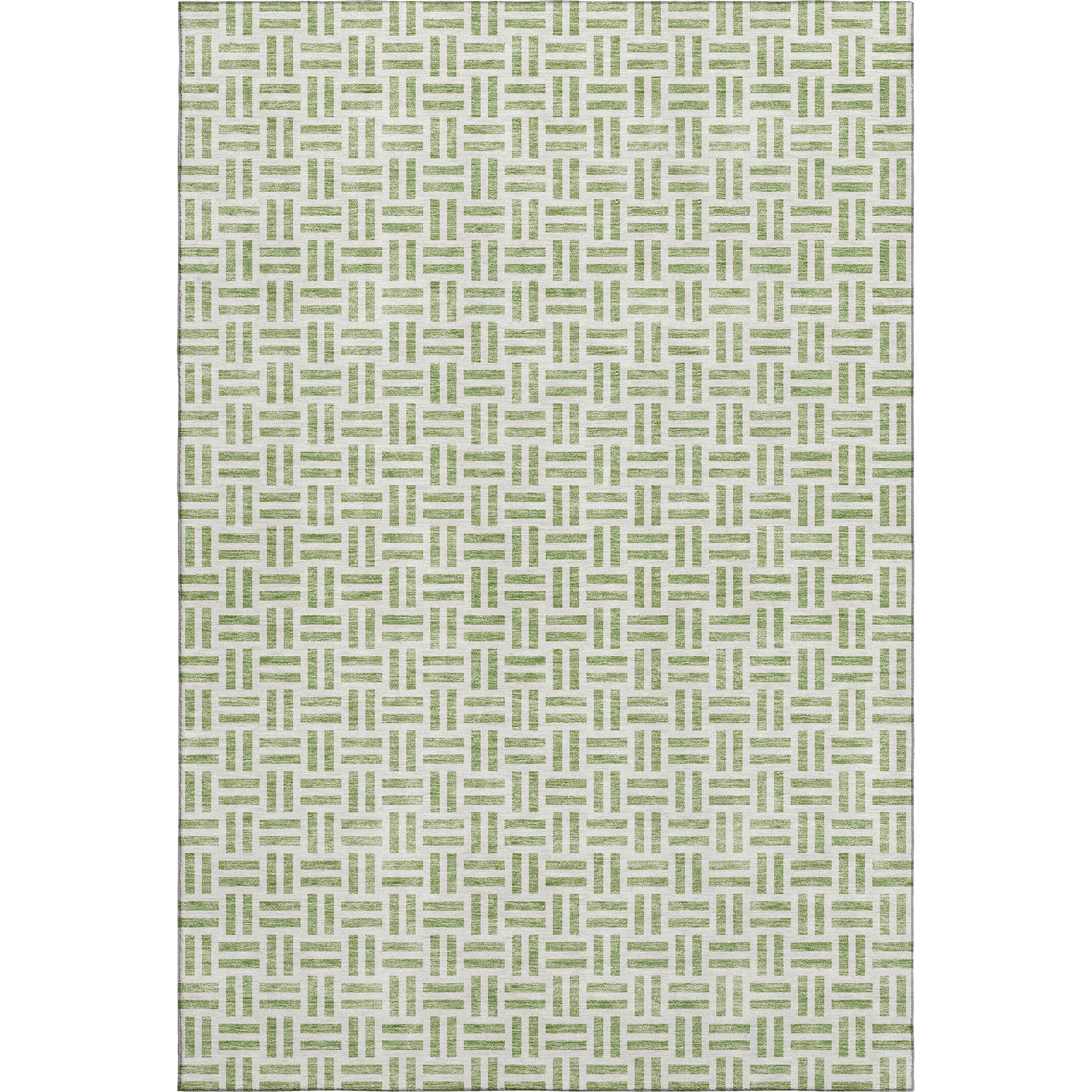 Tbilisi Machine Washable Transitional Aloe Green Rug 2'6" x 3'10" #shape_Rectangle
