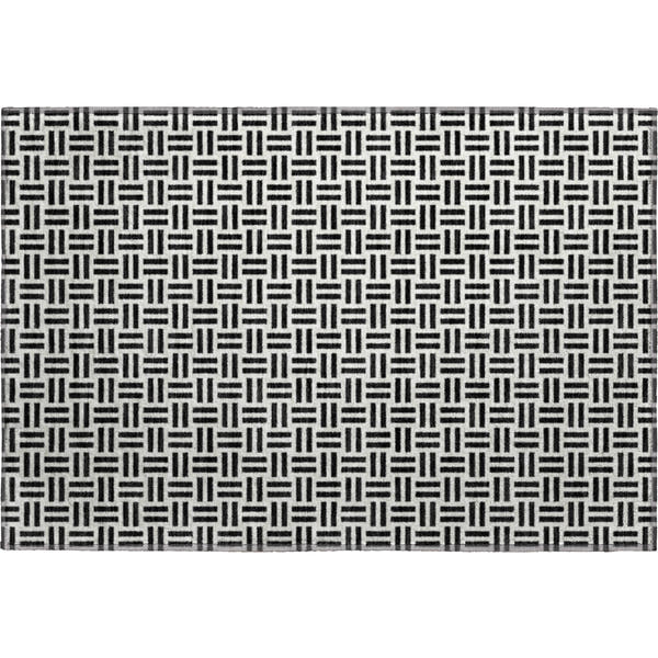 Tbilisi Machine Washable Transitional Black Rug 1'8" x 2'6"