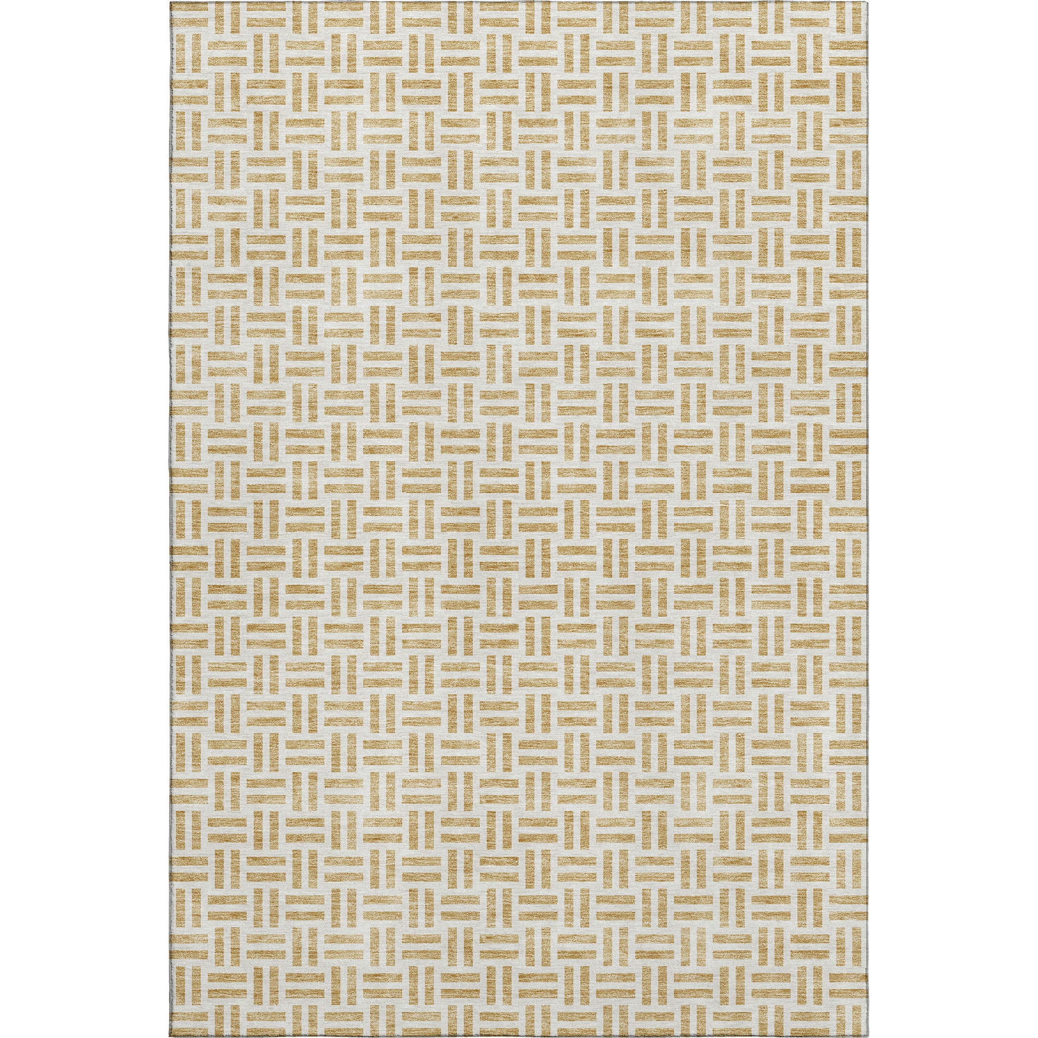 Tbilisi Machine Washable Transitional Gold Rug 2'6" x 3'10" #shape_Rectangle